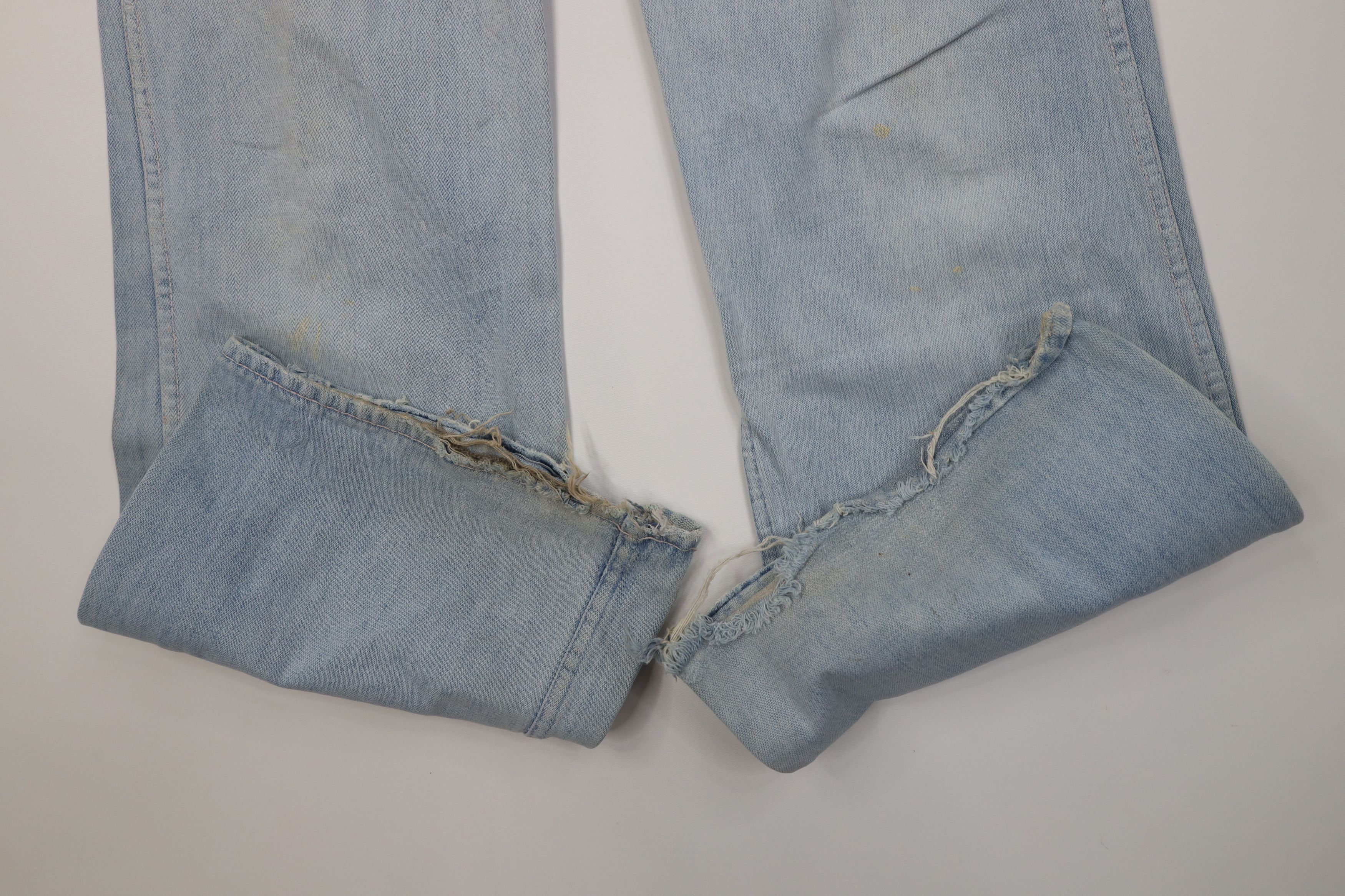 Hang Ten Vintage 70s Hang Ten Surfing Bell Bottoms Denim Jeans Blue Size US 32 / EU 48 - 5 Thumbnail