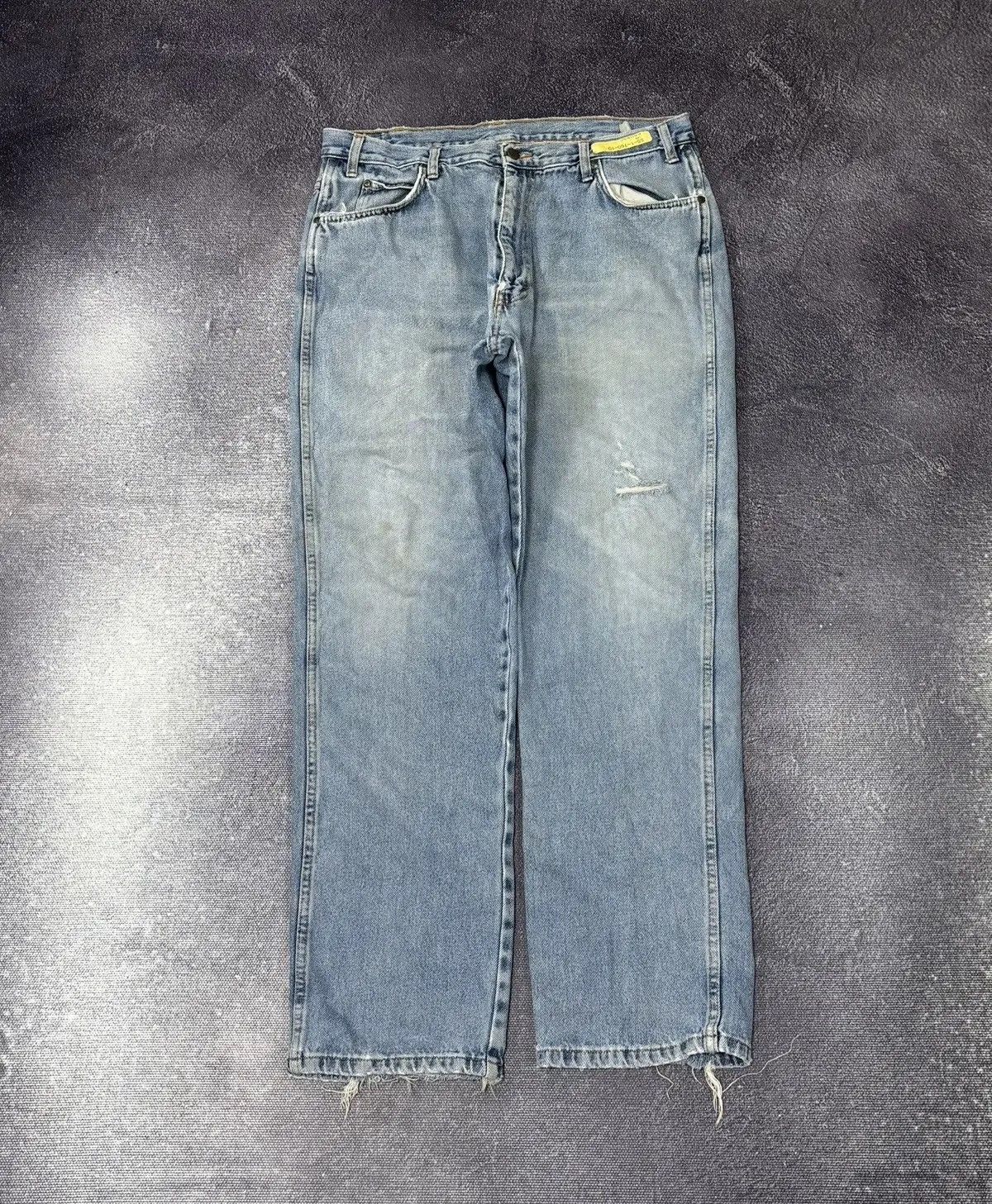 Dickies × Vintage Vintage Dickies Y2K Light Blue Workwear Denim Baggy Jeans Size US 38 / EU 54 - 2 Thumbnail