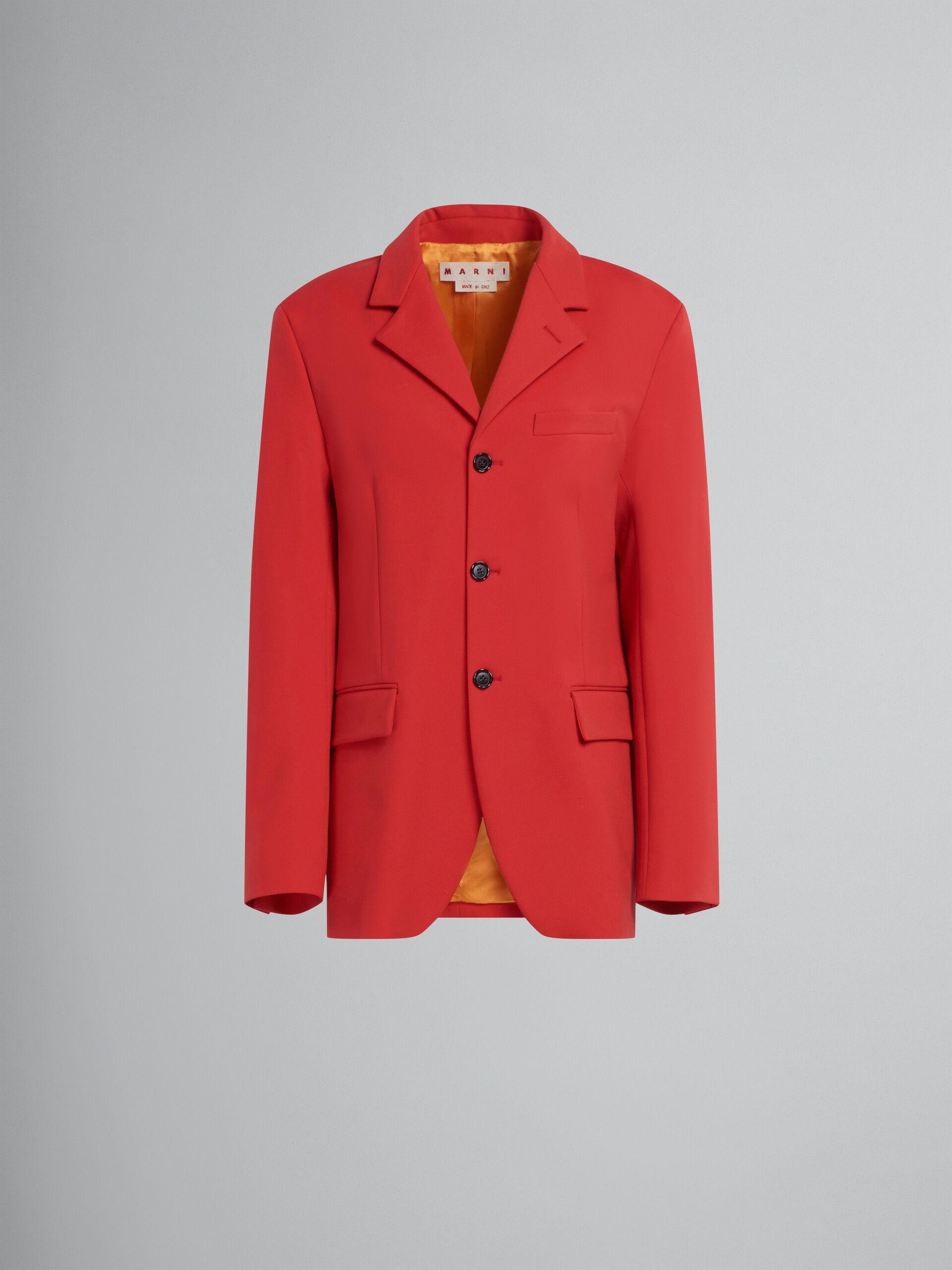 Marni o1y1025 Blazer in Tomato Red Size M / US 6-8 / IT 42-44 - 1 Thumbnail