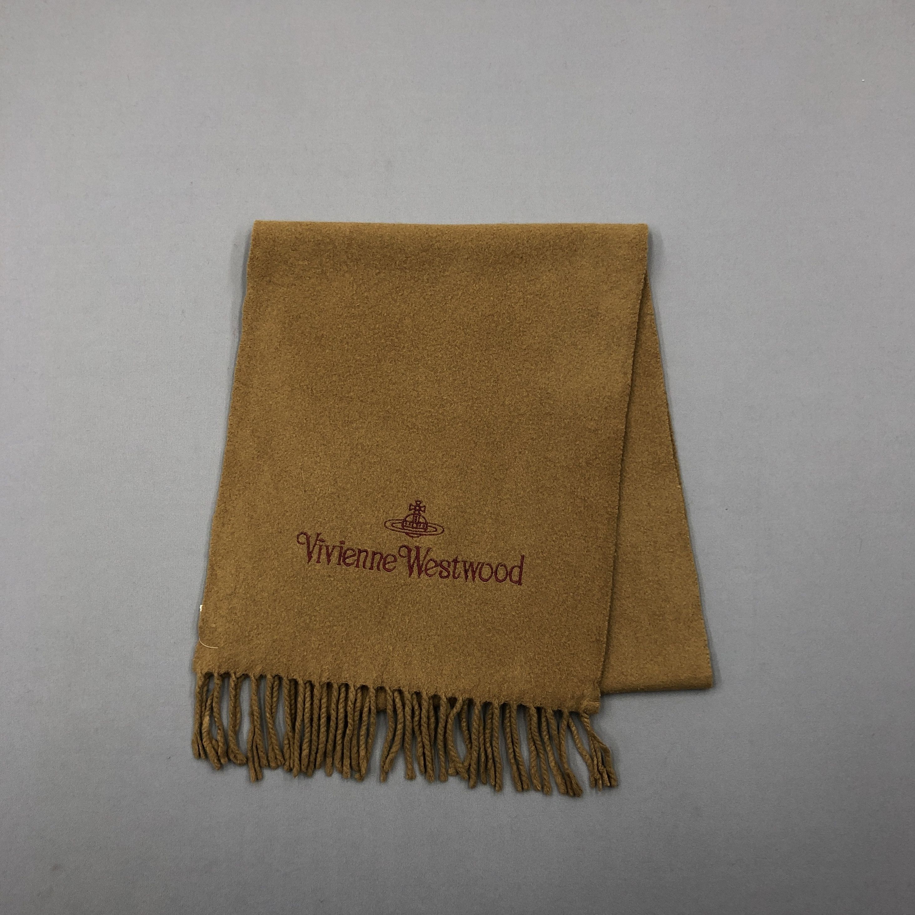 Japanese Brand Vintage Vivienne Westwood Scarf Orbs Muffler Wool Scarves Size ONE SIZE - 3 Thumbnail