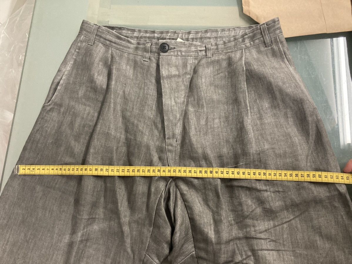 Jan Jan Van Essche trousers#68 in sumi grey linen twill