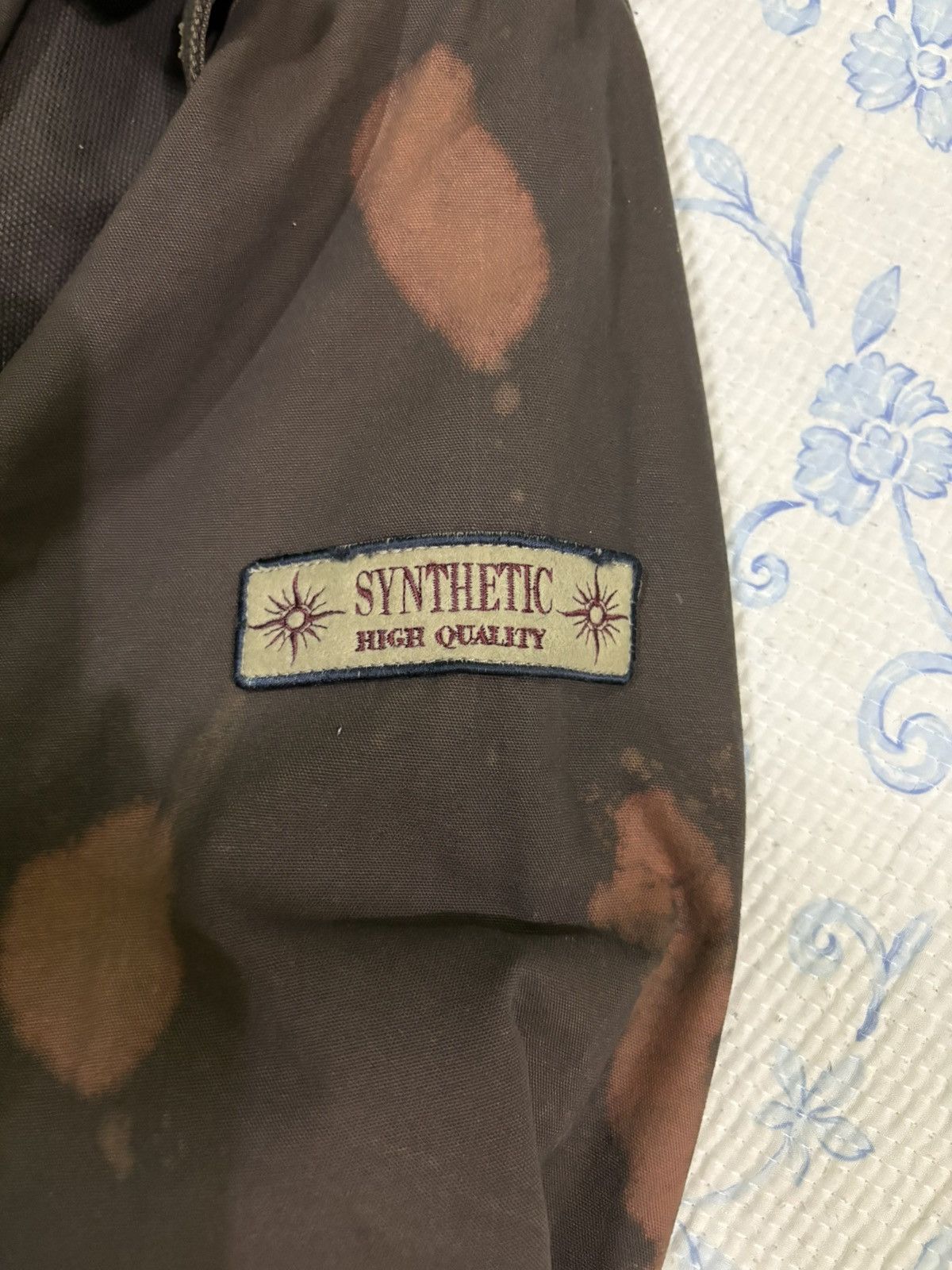 Vintage Sythetic Utility Parka Hooded Zip Up Acid Wash Jacket Size US L / EU 52-54 / 3 - 12 Thumbnail