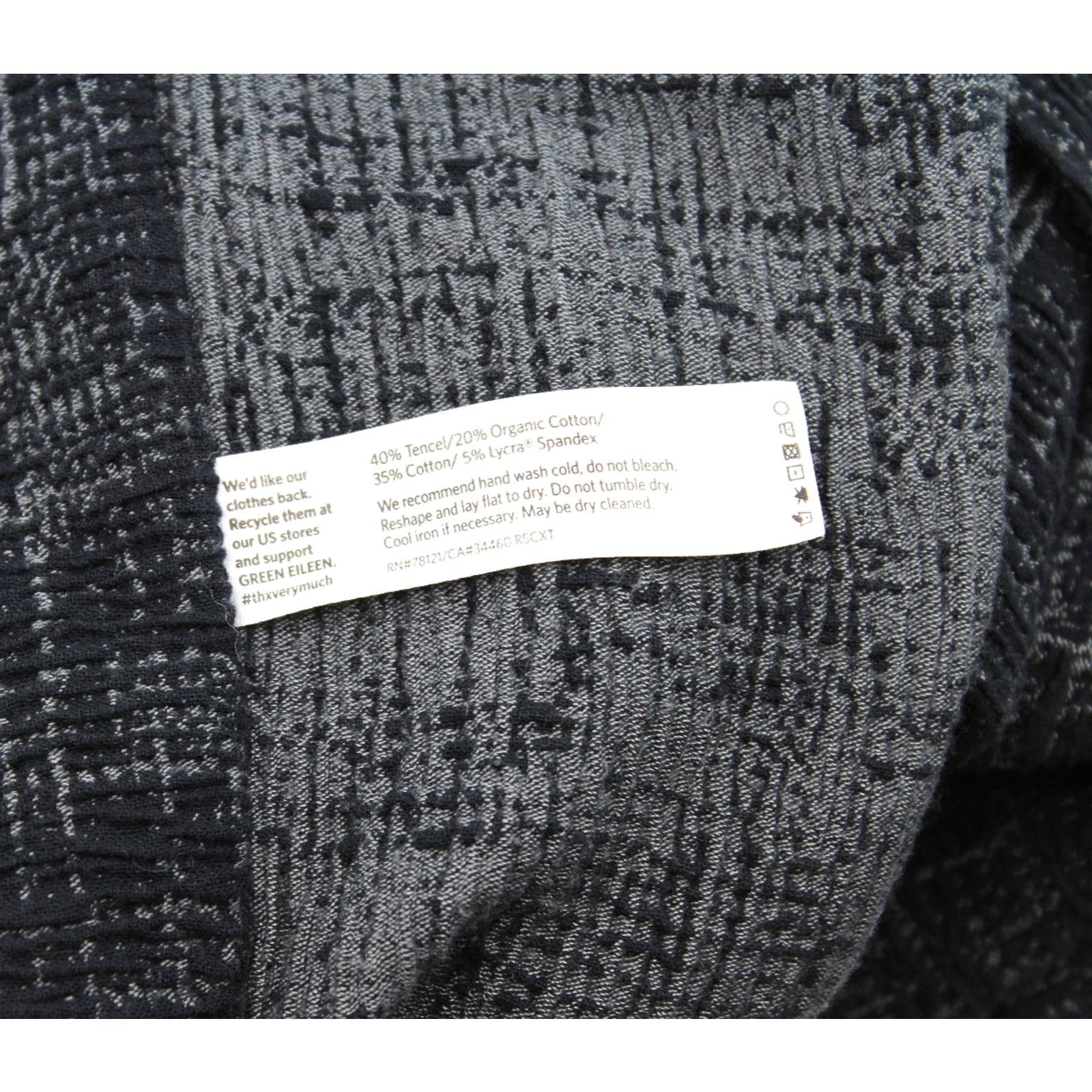 Eileen Fisher EILEEN FISHER Crosshatch Open Front Long Knit Coat Jacket M Size M / US 6-8 / IT 42-44 - 6 Thumbnail