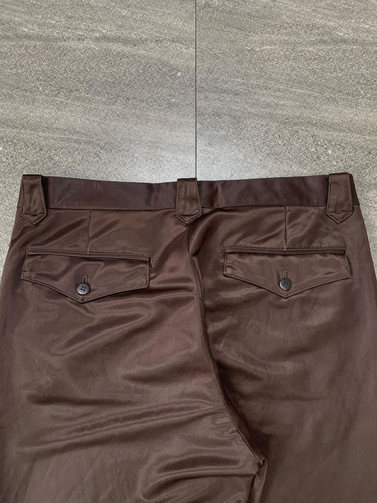 Issey Miyake FREE TAX ! Shiny Tapered Trousers Size US 33 - 7 Thumbnail