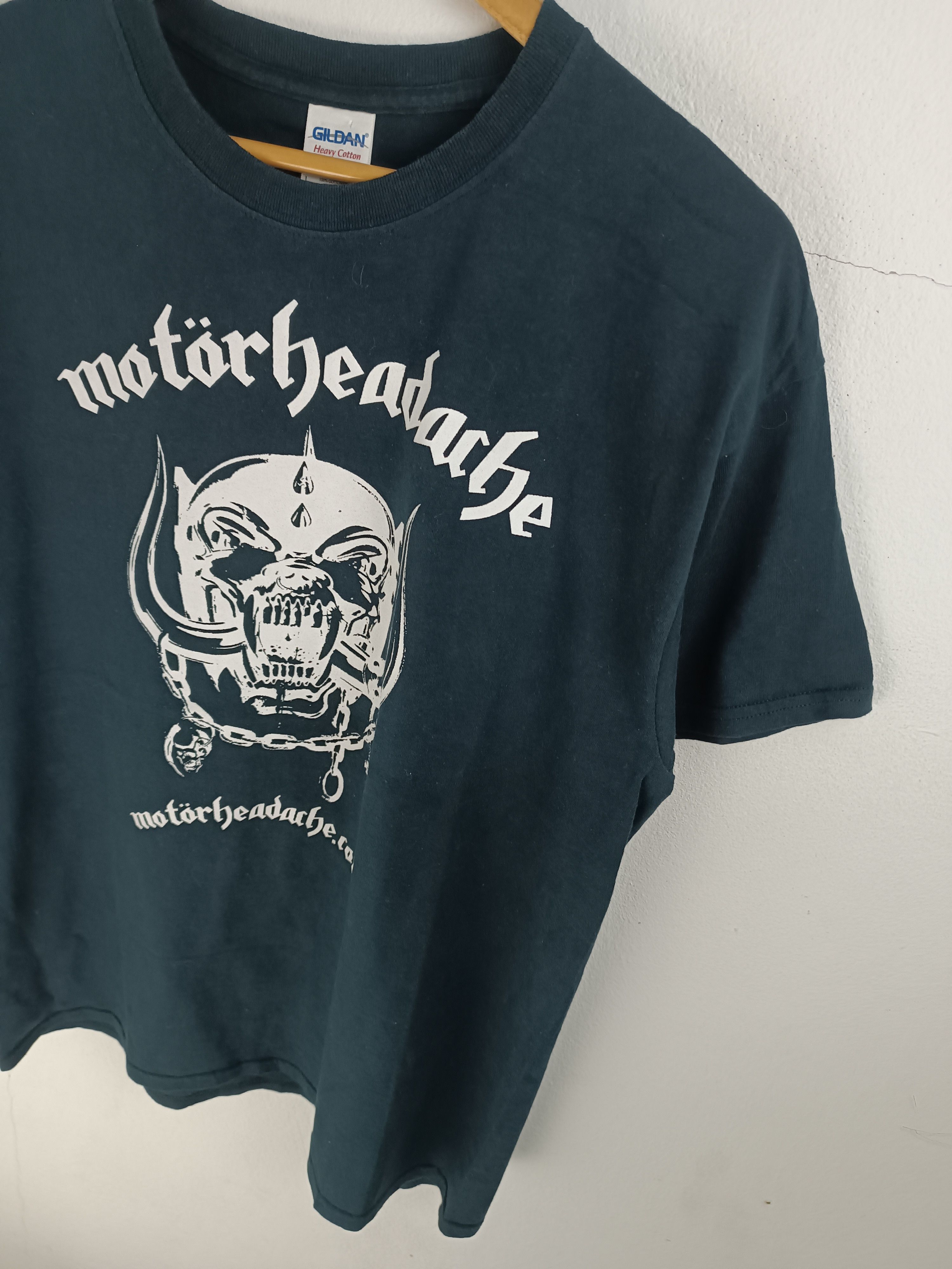 Band Tees VINTAGE MOTORHEADACHE LEMMY TRIBUTE METAL PUNK TEE THRASH Size US M / EU 48-50 / 2 - 7 Thumbnail