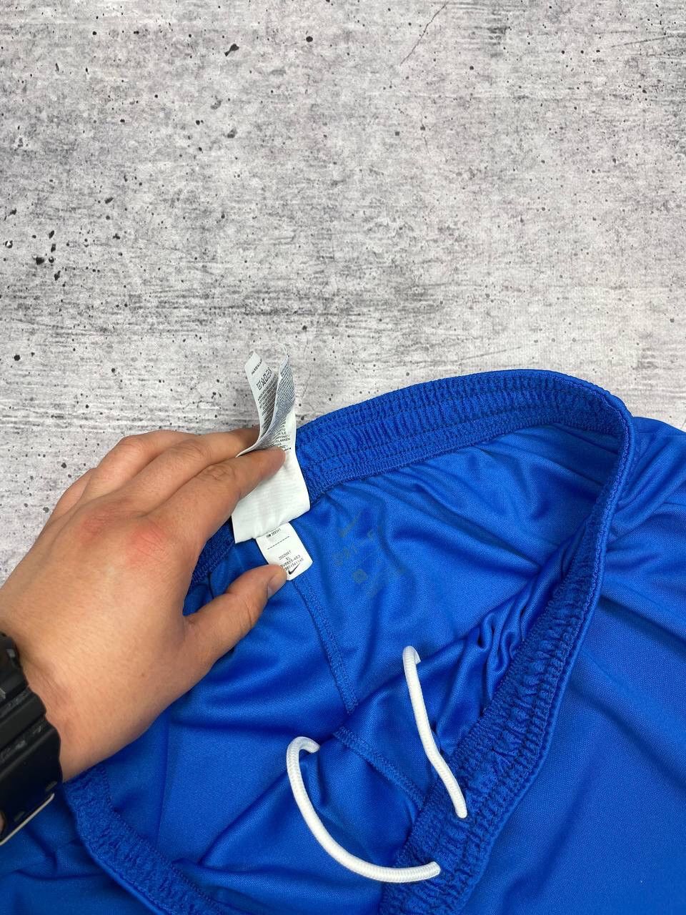 Nike × Vintage Vintage Nike 90’s Y2K Style Drill Blue Soccer Casual Shorts Size US 36 / EU 52 - 9 Thumbnail