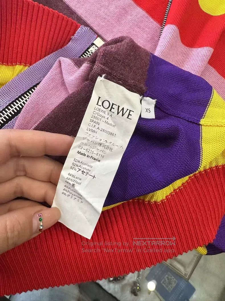 Loewe Loewe Striped long-sleeved knit shirt Size XS / US 0-2 / IT 36-38 - 4 Thumbnail