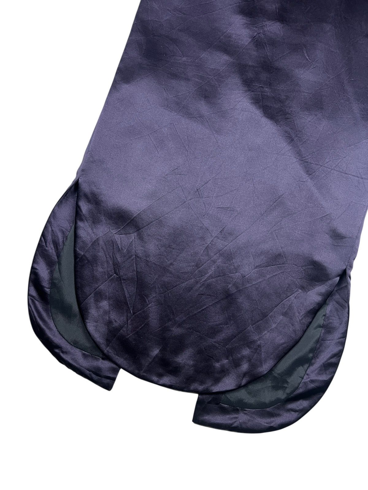 Romeo Gigli Archive 1990 Romeo Gigli Dark Purple Silk Maxi Dress Size S / US 4 / IT 40 - 4 Thumbnail