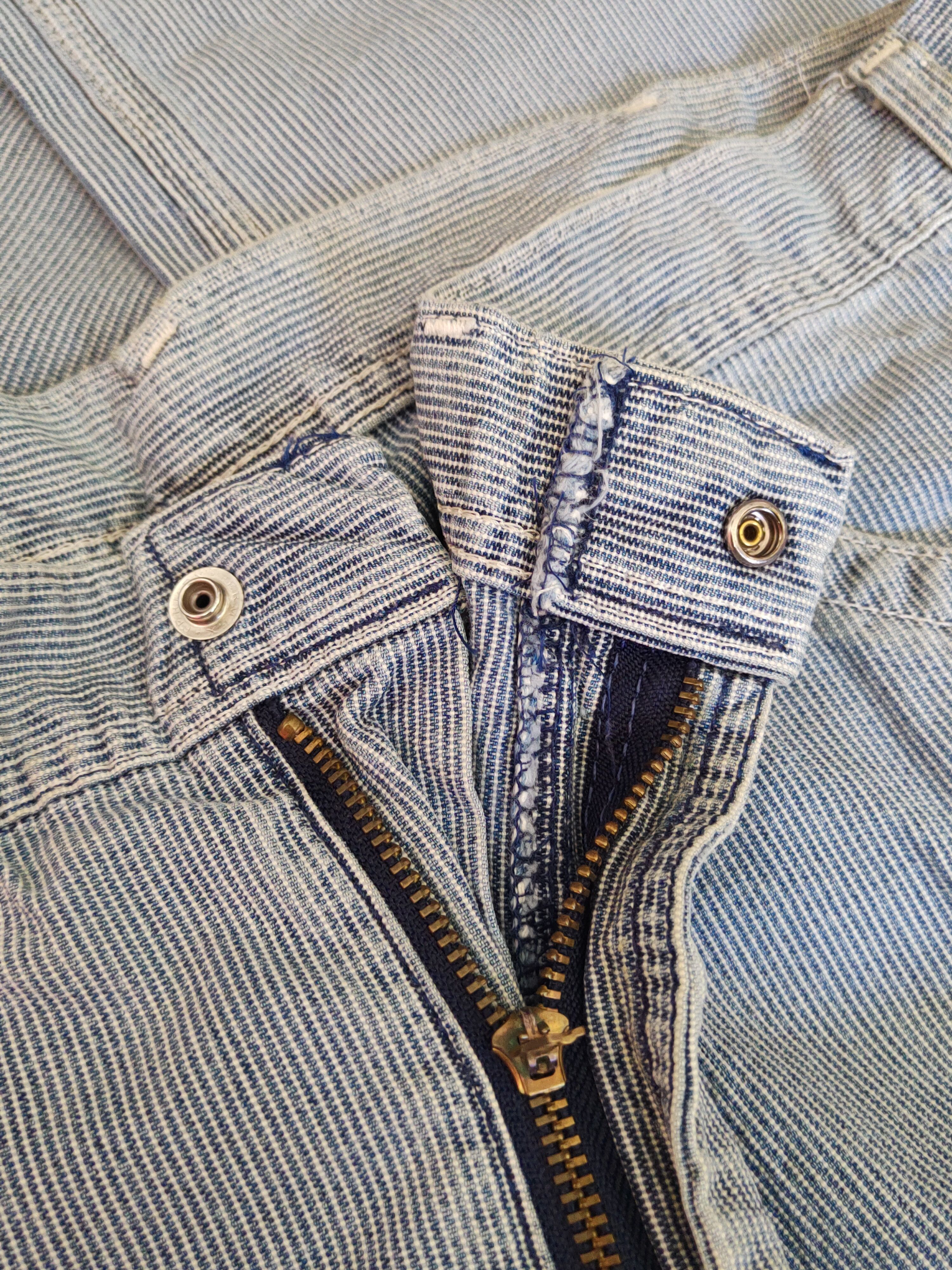 Vintage Lee Blue Faded stripe vintage painter Cargo Pants #S1711 Size US 32 / EU 48 - 12 Thumbnail