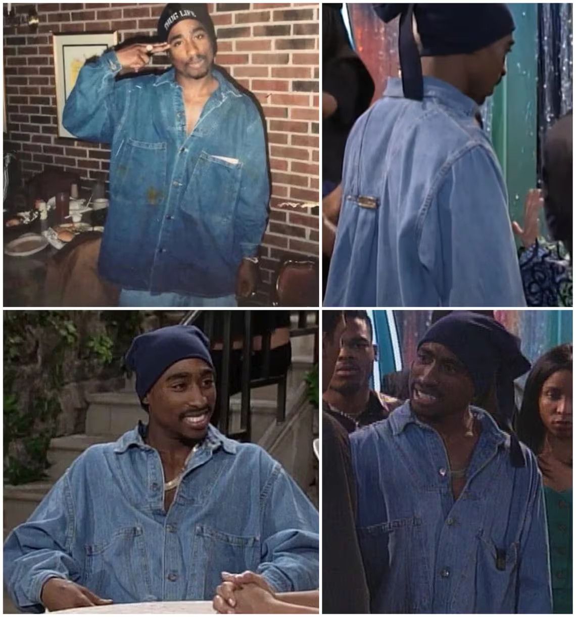Karl Kani Vintage 90s KARL KANI Button Up Shirt Jacket 2pac Tupac Size US XL / EU 56 / 4 - 4 Thumbnail