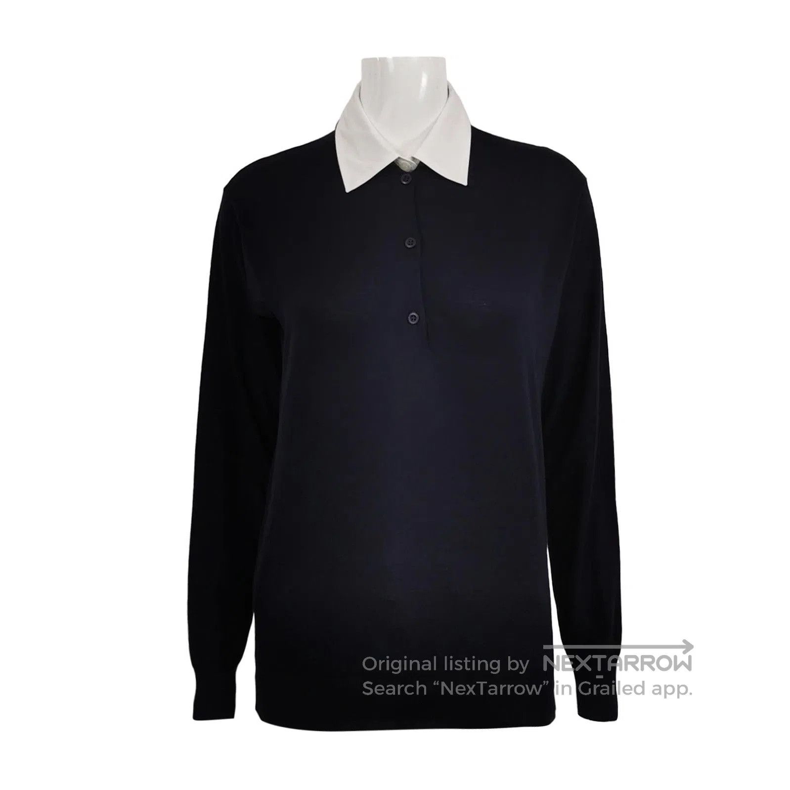Prada Prada Wool Contrast Collar Knit Sweater . Size S / US 4 / IT 40 - 1 Thumbnail