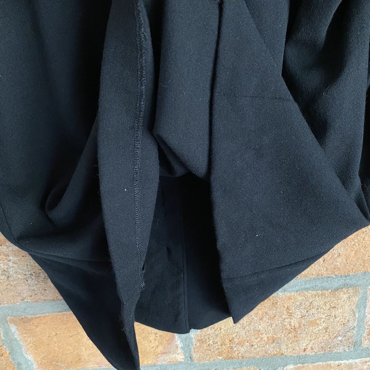 Yves Saint Laurent YVES SAINT LAURENT Black Button-Front Blouse 3/4 Sleeves Size M / US 6-8 / IT 42-44 - 8 Thumbnail