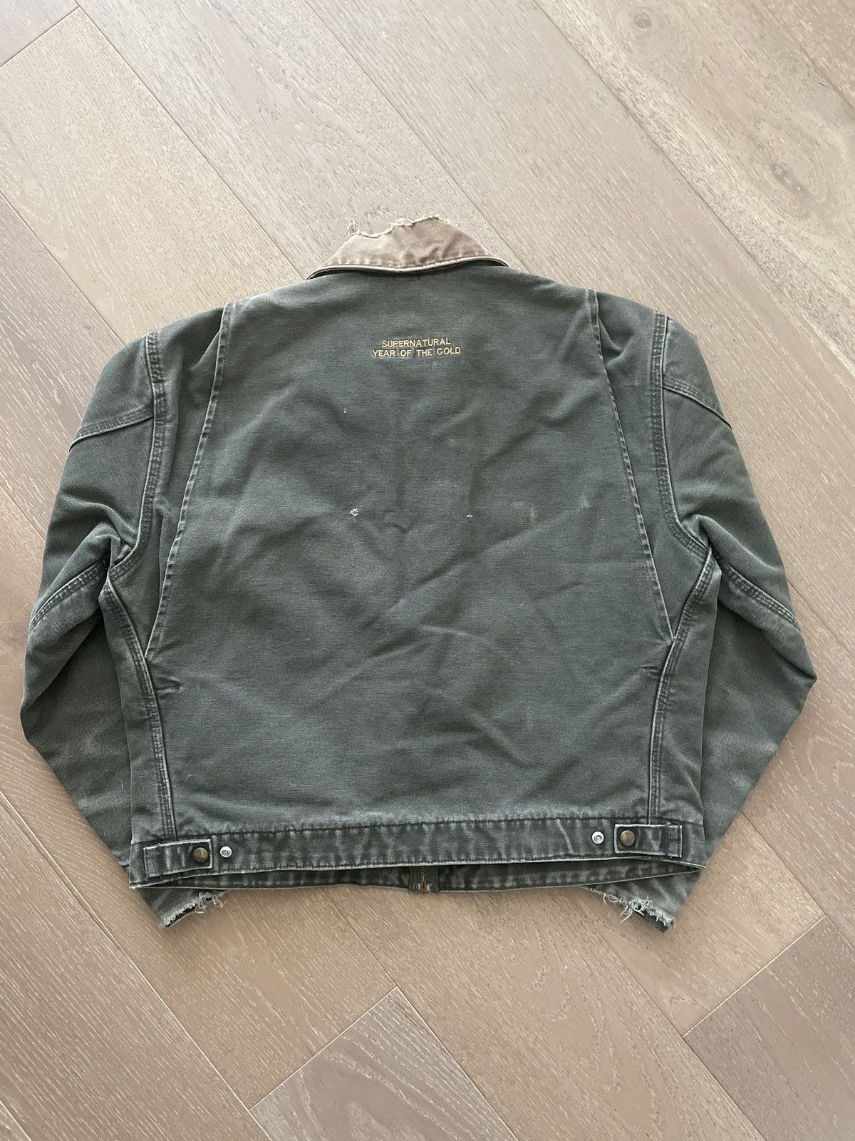 Carhartt Carhartt Faded Green Detroit Jacket J97 MOS Size US L / EU 52-54 / 3 - 8 Thumbnail