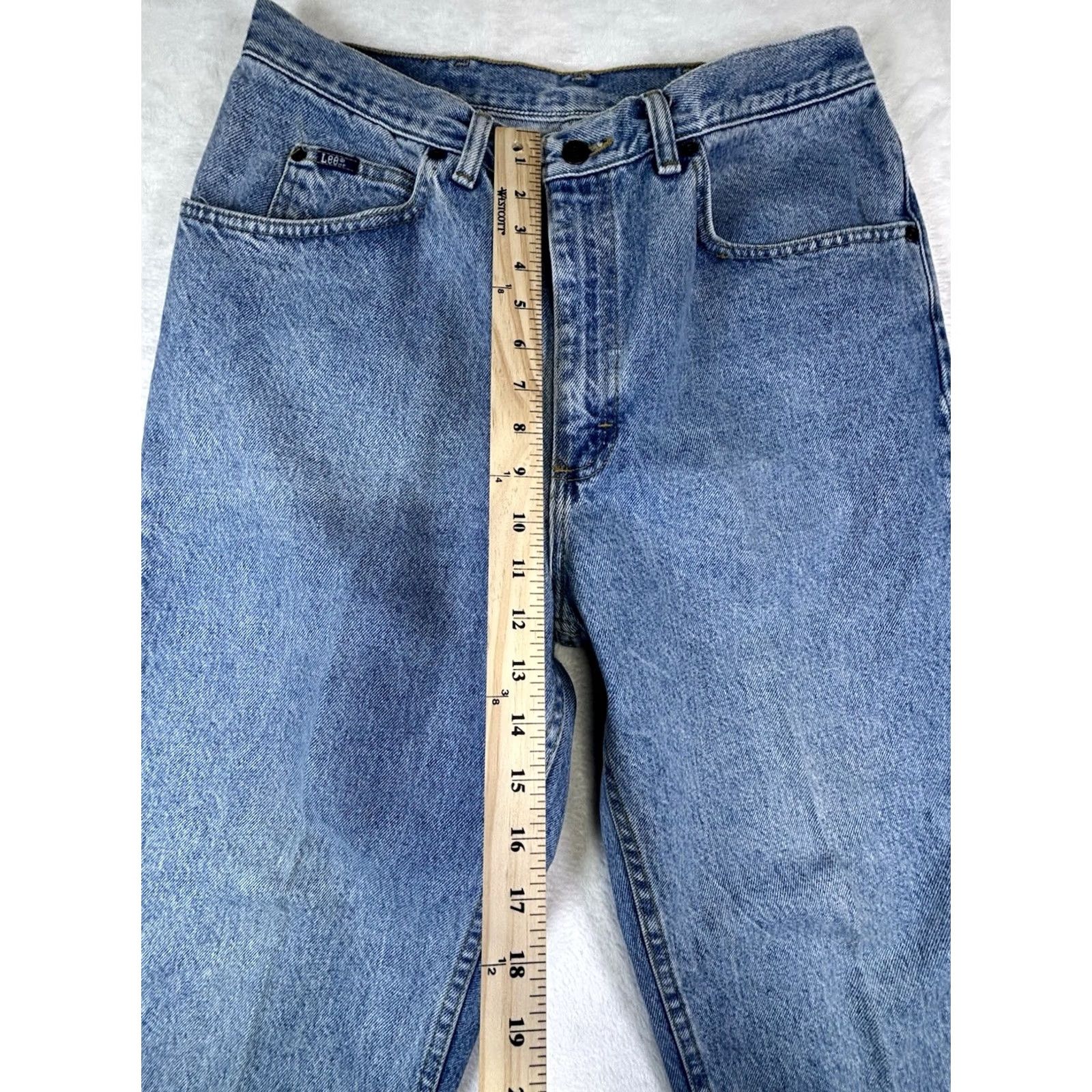 Lee Vintage 90s Lee Blue Light Wash Jeans Straight Relaxed Fit Men Size 36x36 Size US 36 / EU 52 - 3 Thumbnail