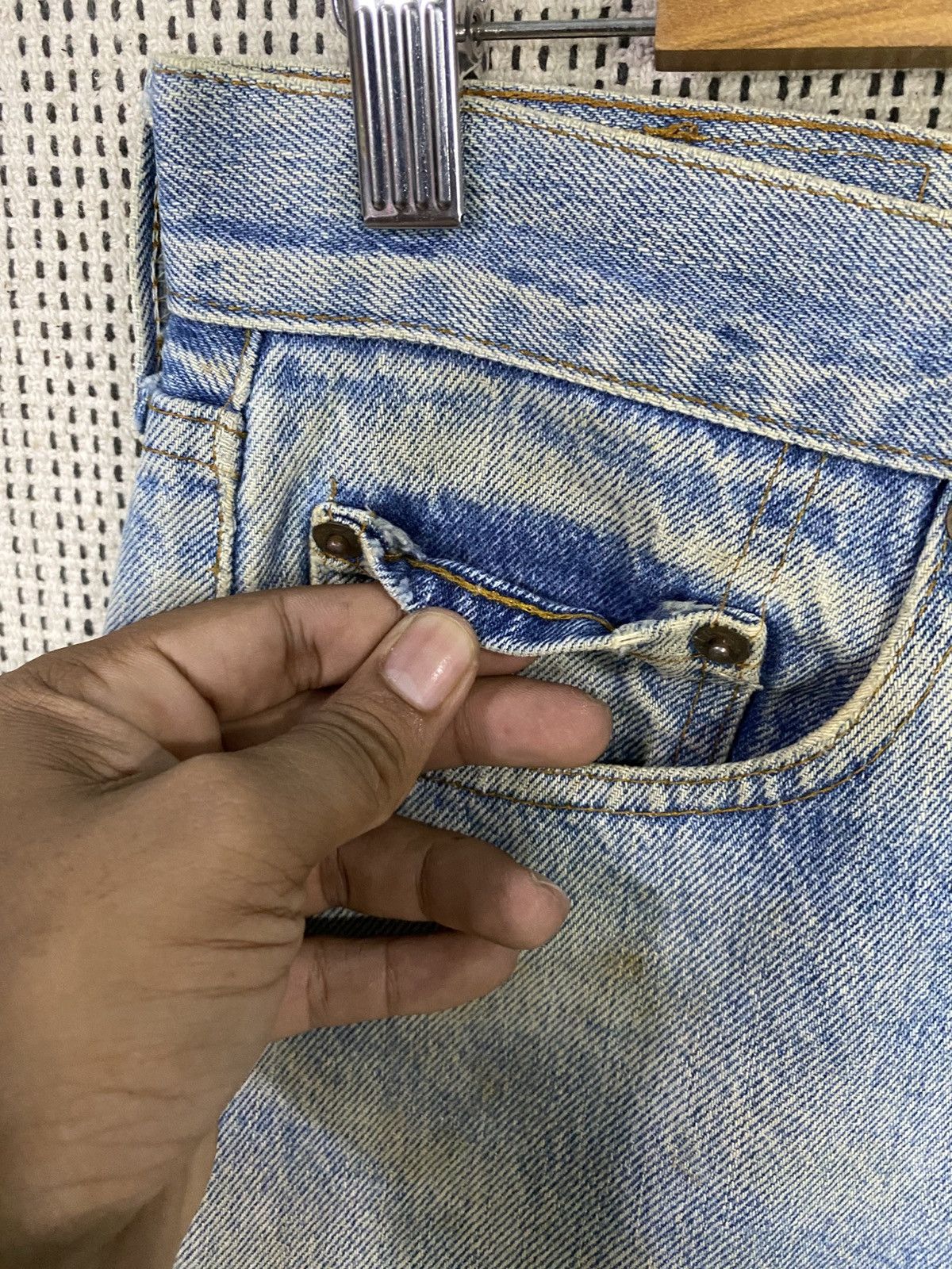 Levi's Vintage levis 80s 501 denim distressed Size US 33 - 10 Thumbnail