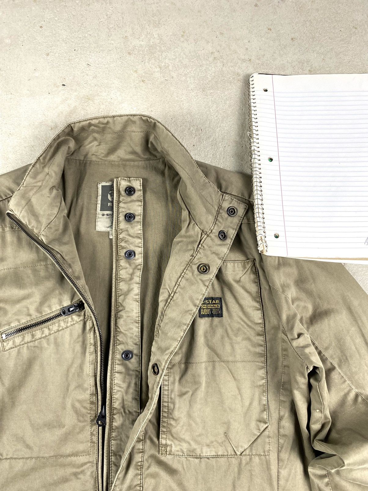 G-Star Vintage 90's G-Star Raw Jacket Military Pocket Archival Size US L / EU 52-54 / 3 - 9 Thumbnail
