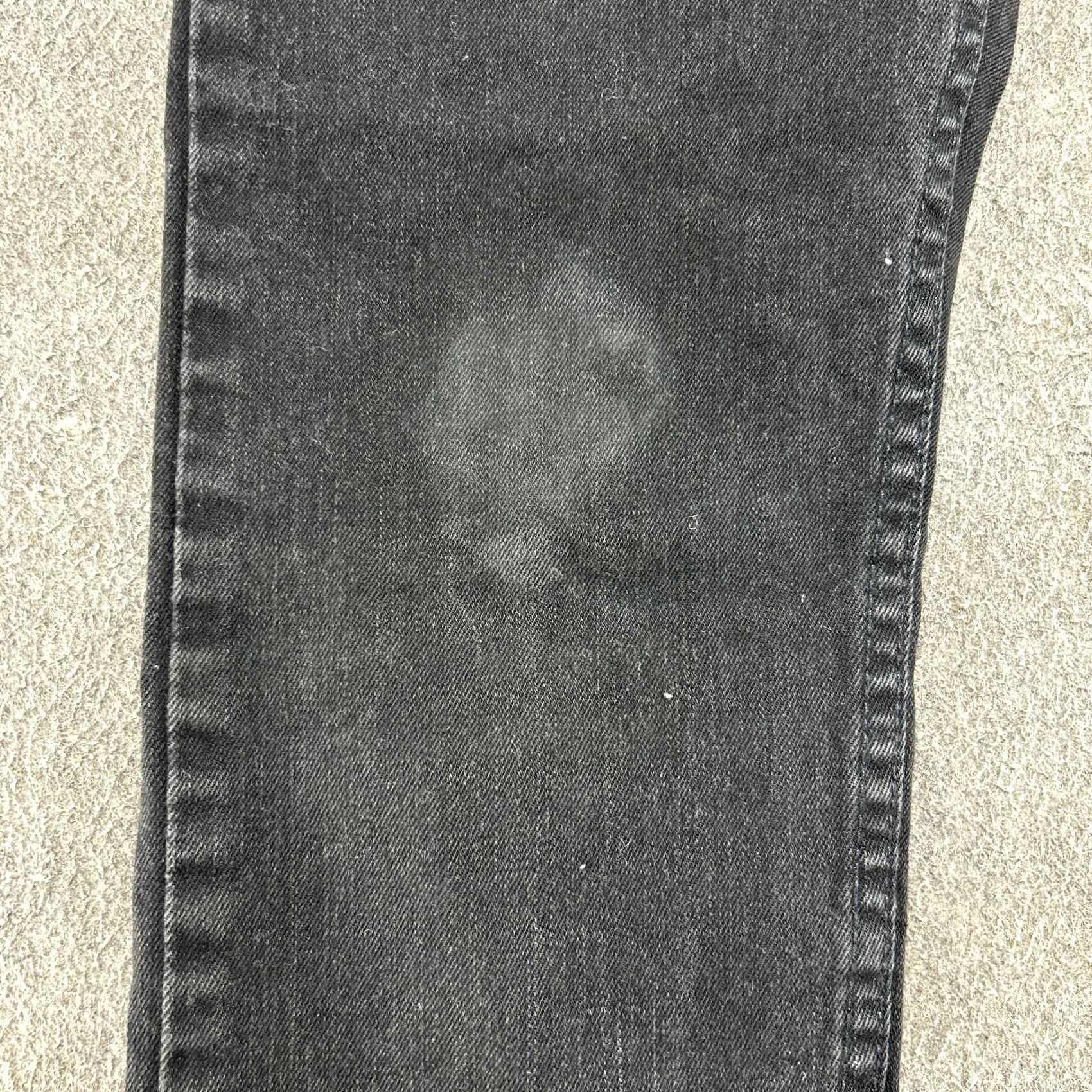 Levi's Levi's 512 Jeans Mens 28x32 Black Dark Wash Slim Fit Stretch Denim Tapered 5-Pocket Regular Rise Mid Handled Zip Button Logo Zipper 32 Inseam Size US 28 / EU 44 - 6 Thumbnail
