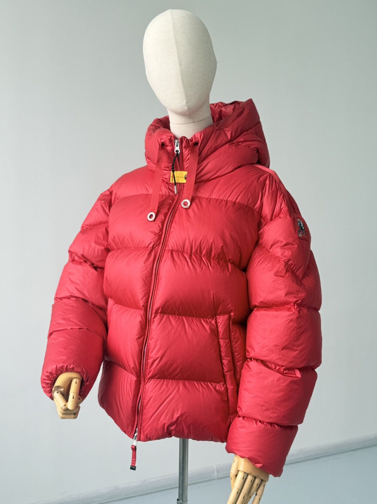 Parajumpers PARAJUMPERS Hooded Down Puffer Hollywood Jacket Red Women’s Size XL / US 12-14 / IT 48-50 - 1 Thumbnail