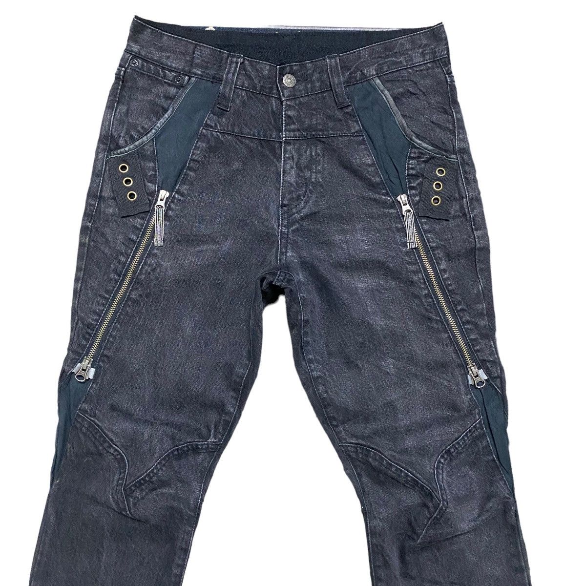 PPFM PPFM Black Denim Pants Zipper Size US 30 / EU 46 - 4 Thumbnail