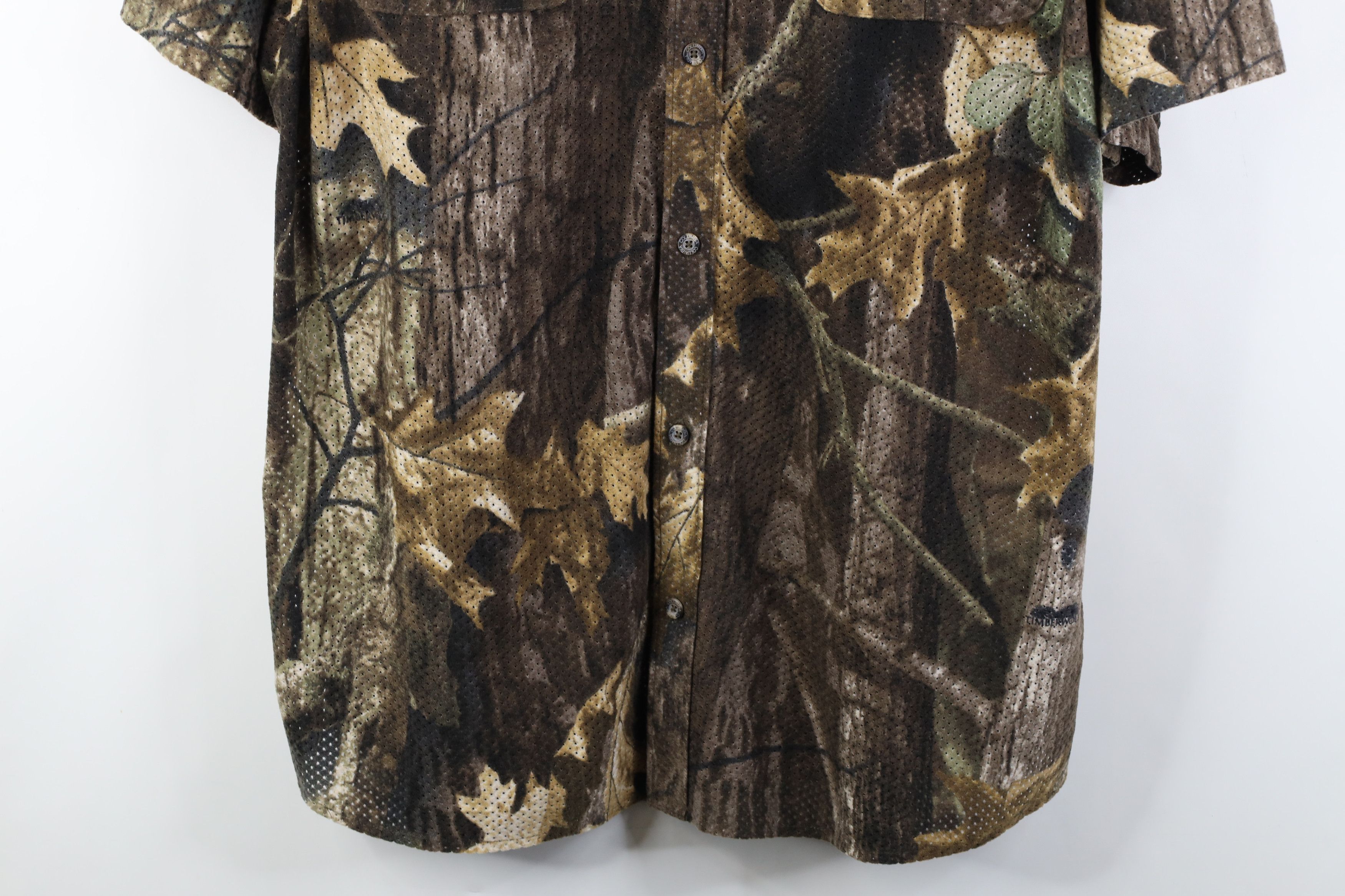 Columbia Vintage Columbia Camouflage Mesh Short Sleeve Button Shirt Size US XL / EU 56 / 4 - 3 Thumbnail