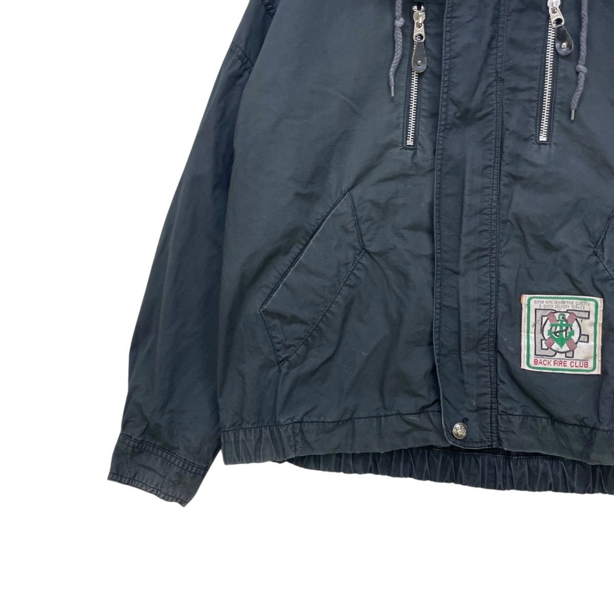 Issey Miyake × Japanese Brand Japanese Brand Back Fire Club Jacket Size US M / EU 48-50 / 2 - 4 Thumbnail
