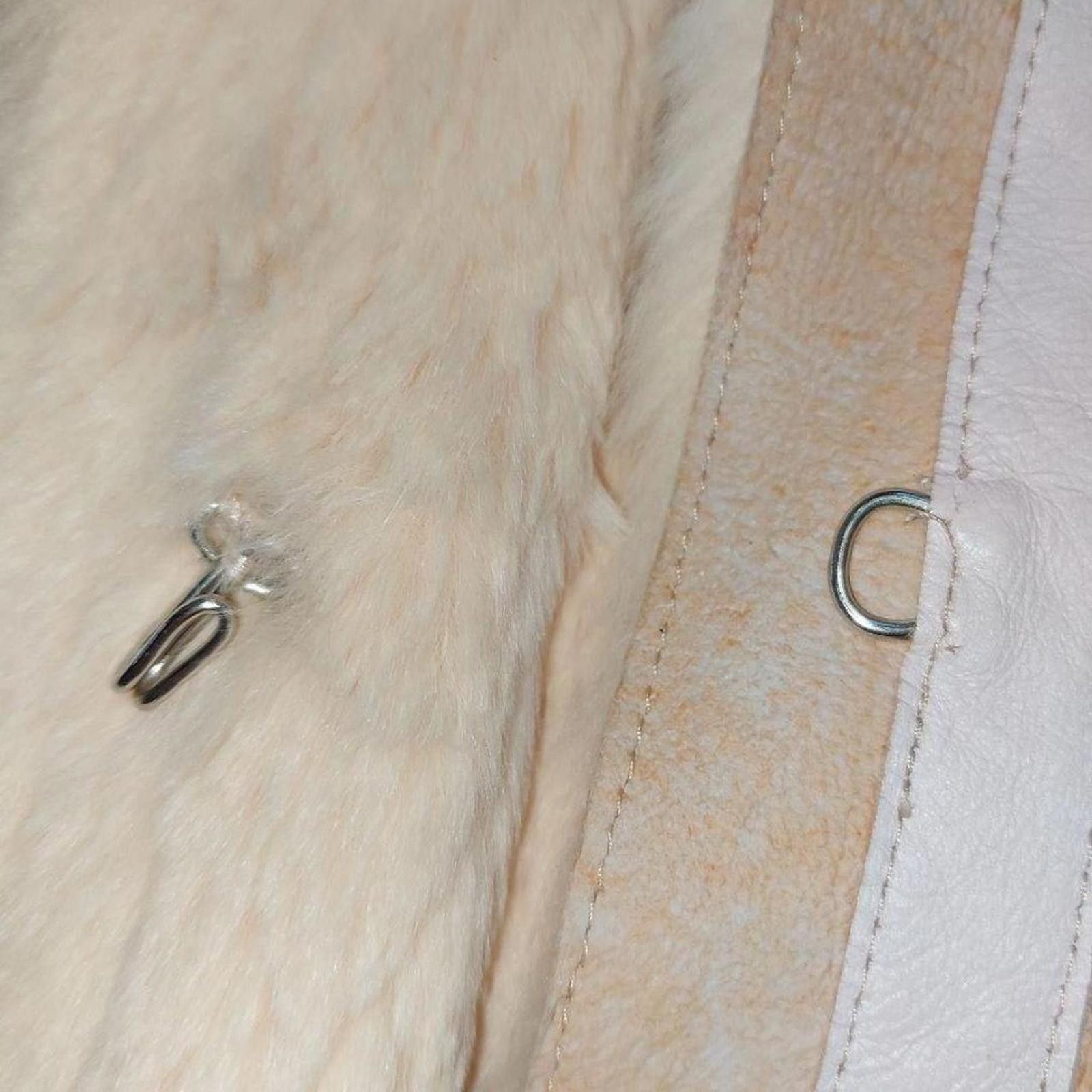 Other Real rabbit fur whimsy coquette style pink fur coat jacket Size XS / US 0-2 / IT 36-38 - 6 Thumbnail
