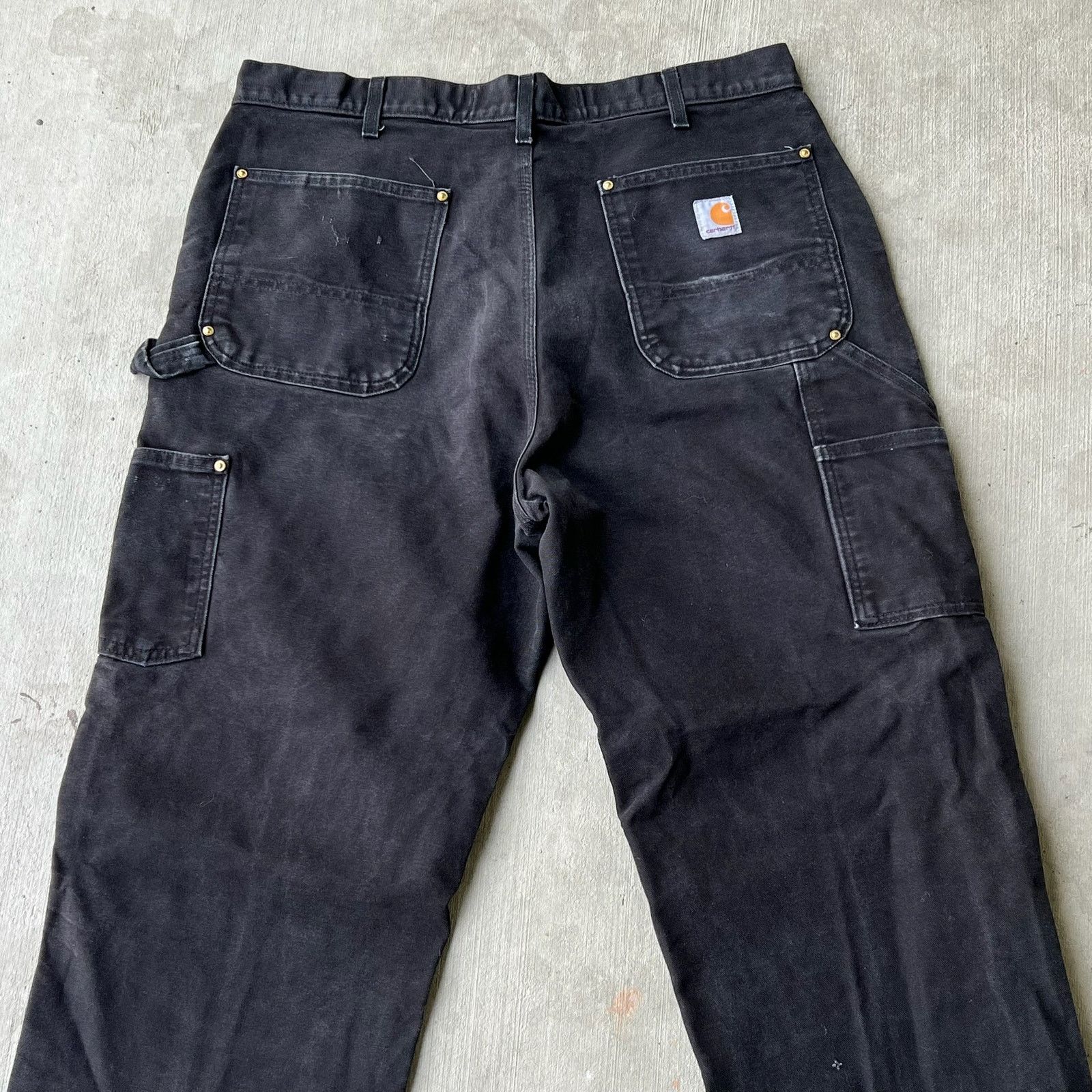 Carhartt × Vintage Carhartt black double knee work wear carpenter pants Size US 34 / EU 50 - 8 Thumbnail