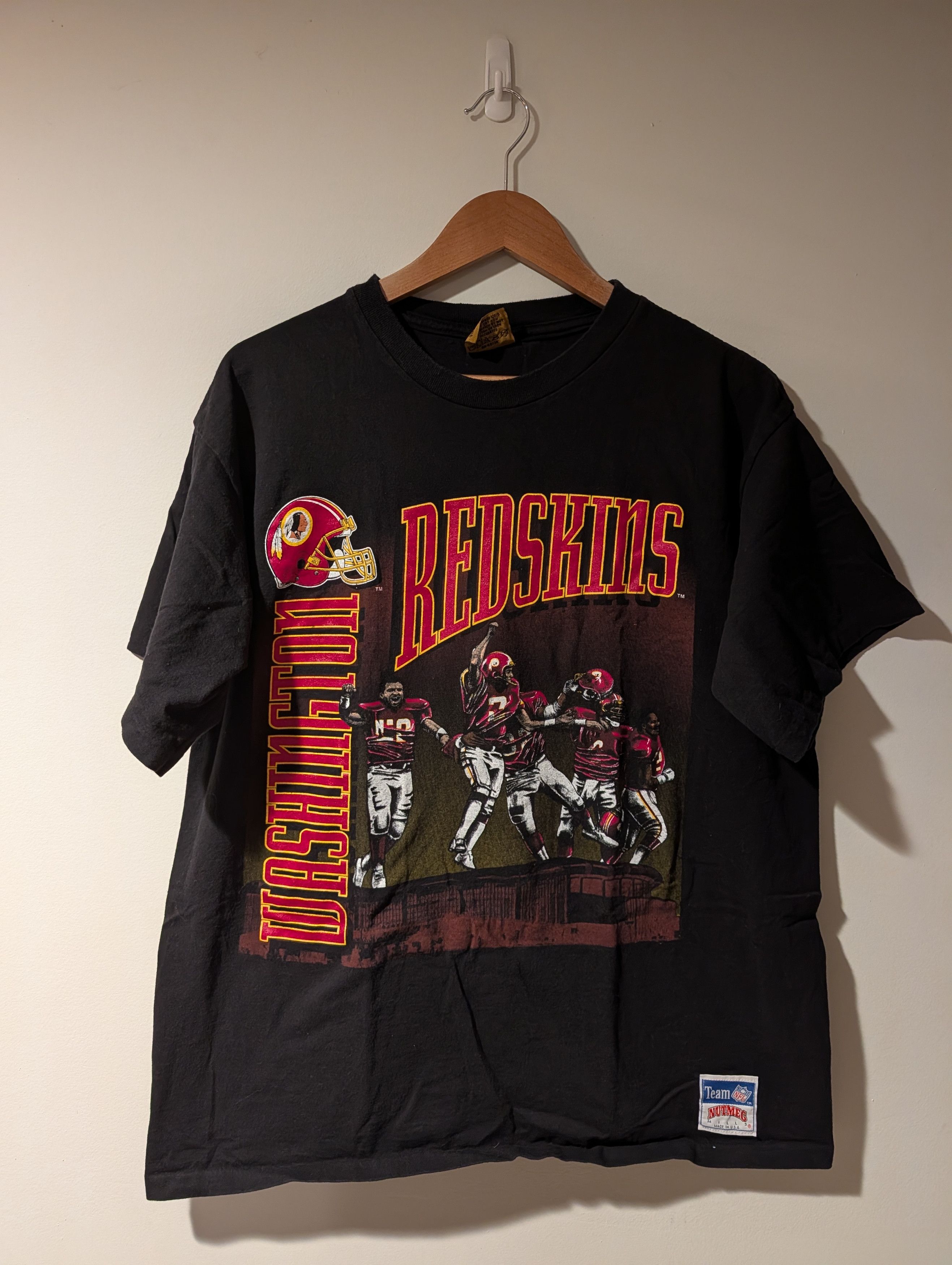 Nutmeg Washington Redskins NFL Nutmeg Mills Vintage 90s T-Shirt L Size US L / EU 52-54 / 3 - 1 Thumbnail