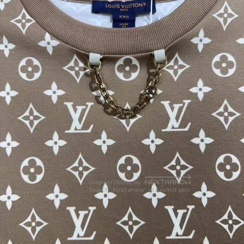 Louis Vuitton Louis Vuitton Brown Cotton Blend T. Size XXS / US 00 / IT 34 - 3 Thumbnail