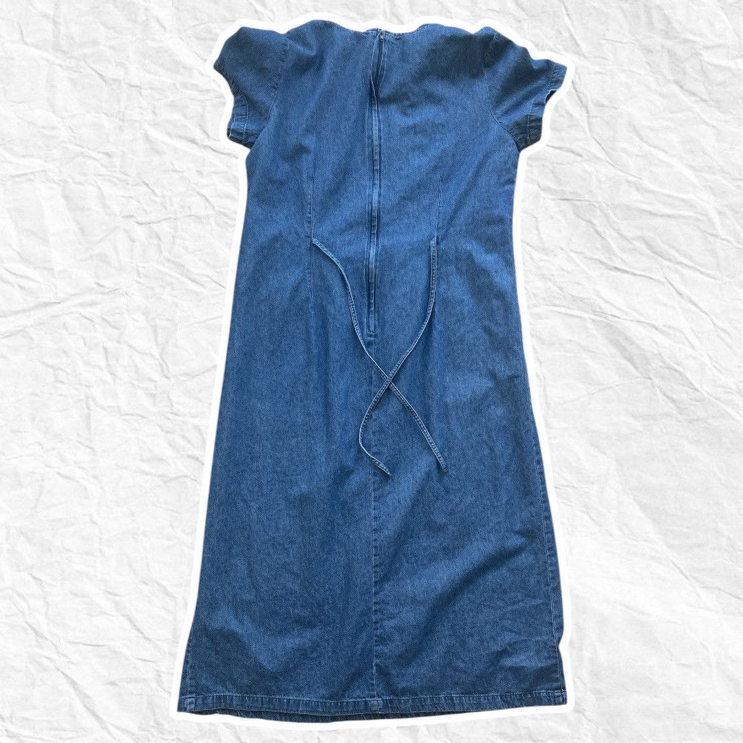 Vintage Bobbie Brooks Vintage Large Denim Dress Size L / US 10 / IT 46 - 2 Thumbnail