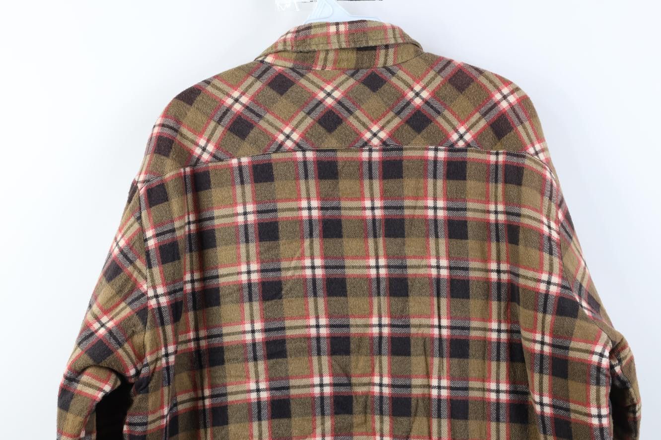 Vintage Vintage 70s Streetwear Sanforized Button Shirt Jacket Shirt Size US L / EU 52-54 / 3 - 15 Thumbnail