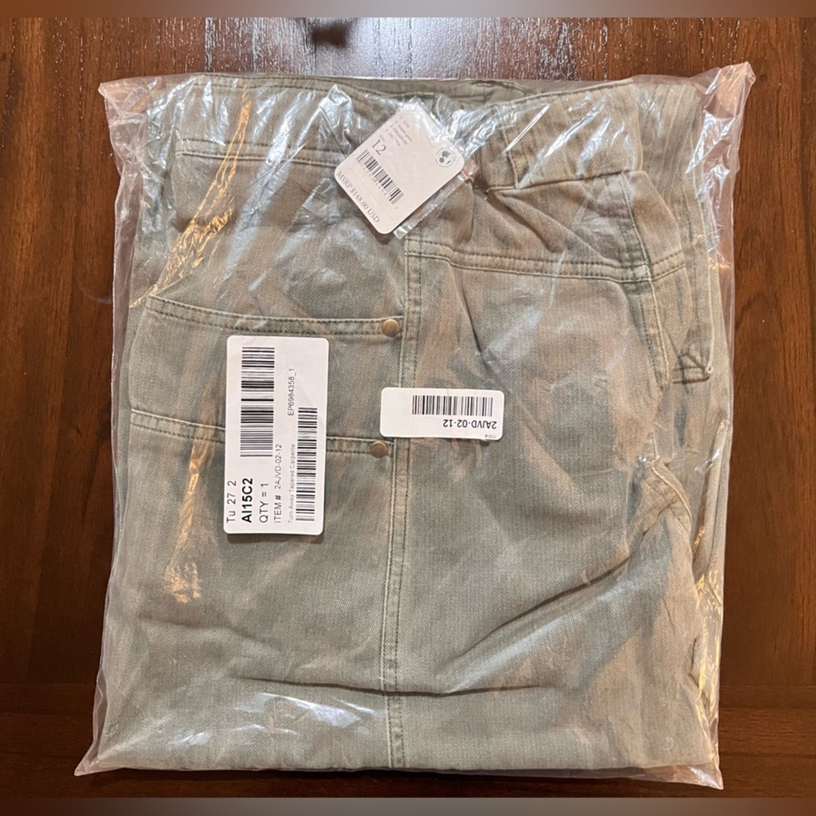 Free People 🎉LAST PIECE🎉Free People Turn Away Tapered Carpenter Pants Size 32" / US 10 / IT 46 - 2 Thumbnail