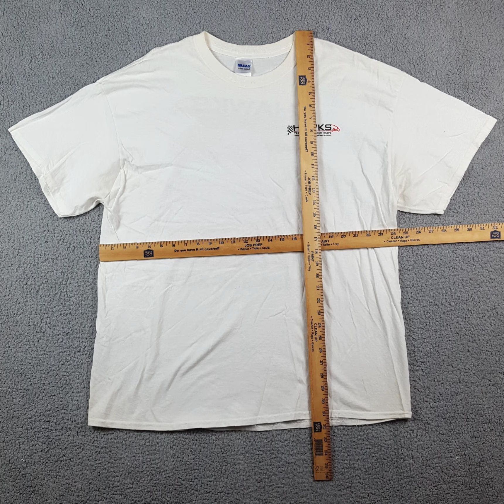 Gildan Vintage Gildan NASCAR T-Shirt Men 2XL White Cotton Retro Auto Grunge Y2K, Short Sleeve Size US XXL / EU 58 / 5 - 6 Thumbnail