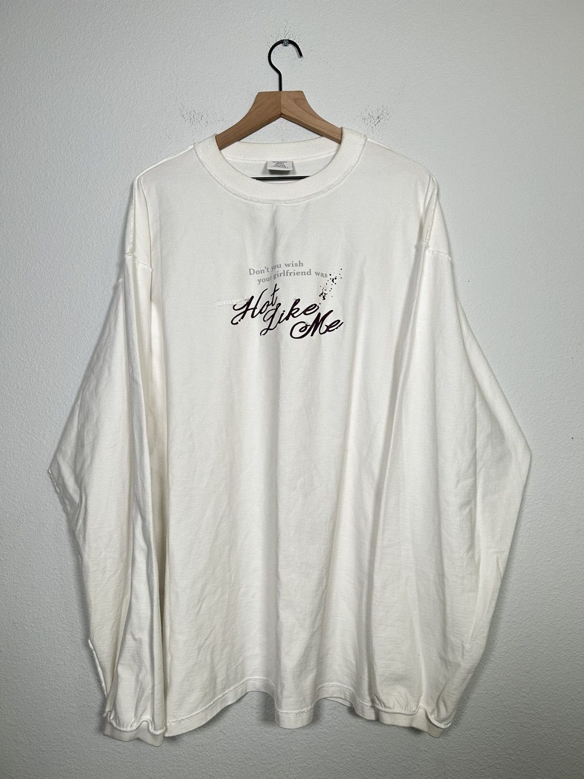 Vetements Hot like me/Drinking problem. Inside out L/S Size US L / EU 52-54 / 3 - 1 Thumbnail