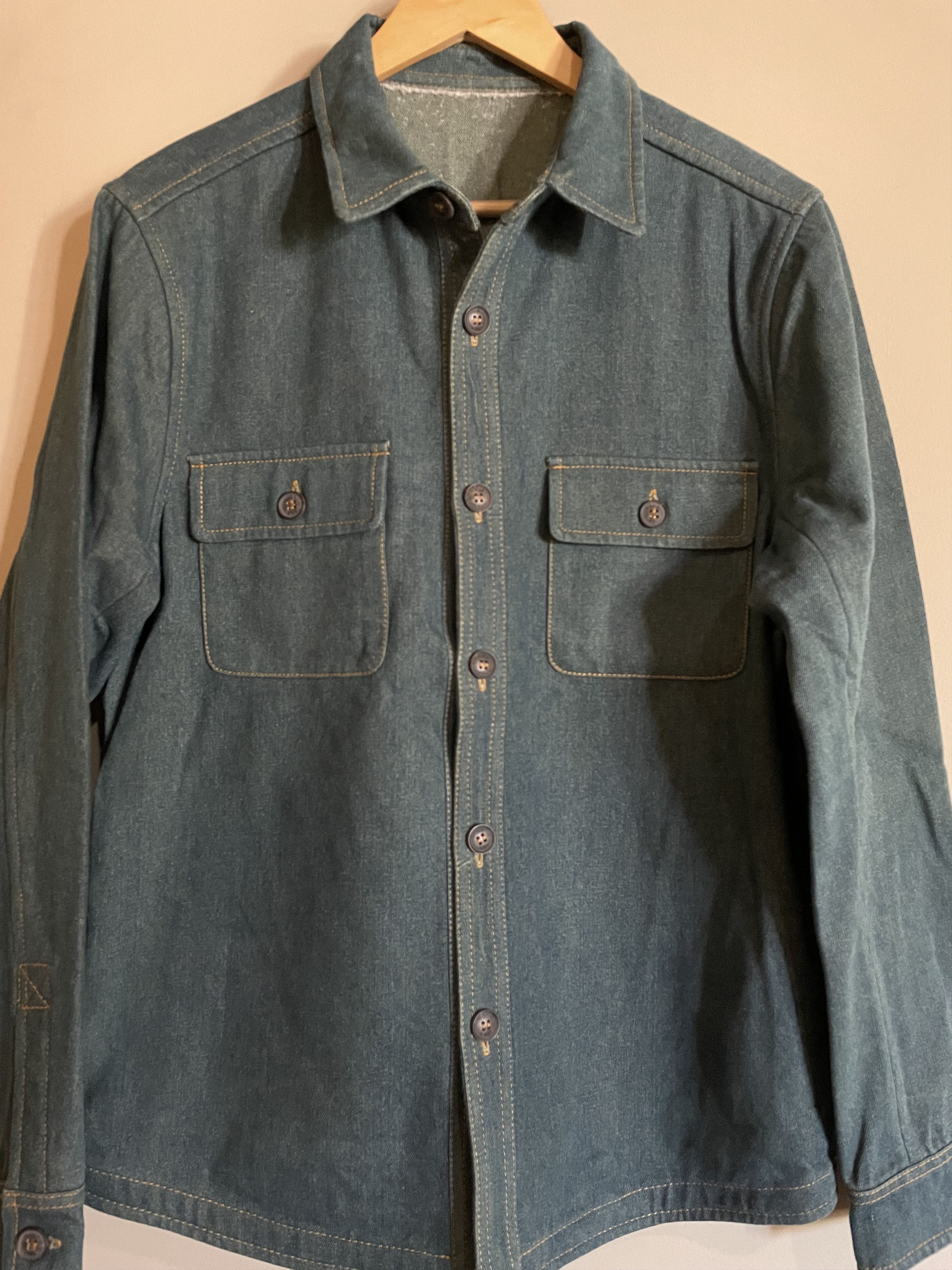 Other Light Blue Denim Overshirt, Men's Medium Size US M / EU 48-50 / 2 - 1 Thumbnail