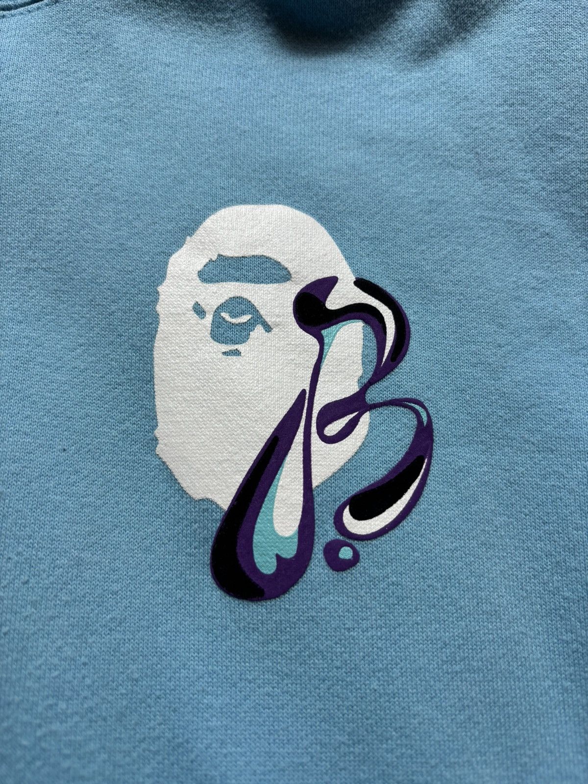Bape BAPE Marble Camo Liquid College Full Zip Hoodie Size US M / EU 48-50 / 2 - 2 Thumbnail