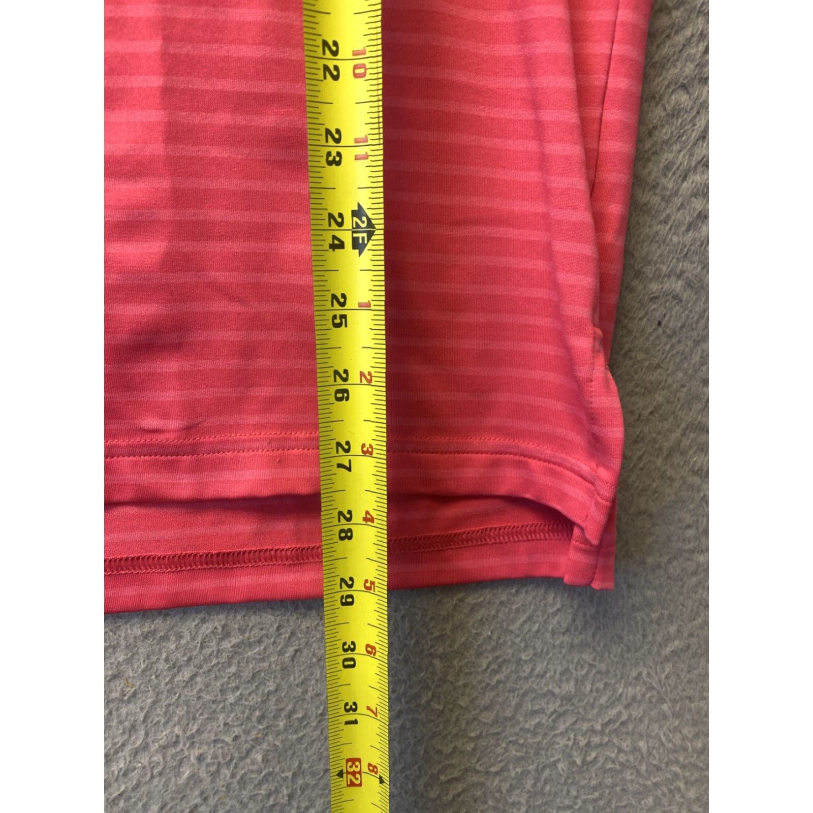Under Armour Under Armour Polo Shirt Mens Large Magenta Striped HeatGear Short Sleeve Collared Button Logo Lightweight Athletic Golf Tennis Walking Size US L / EU 52-54 / 3 - 6 Thumbnail