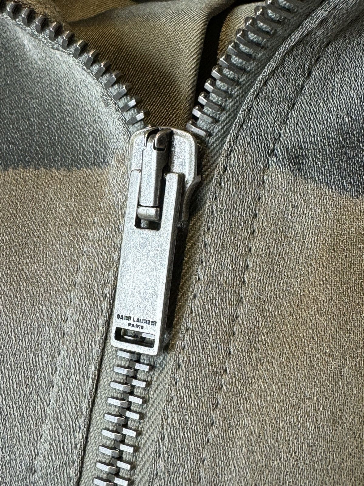 Saint Laurent Paris Saint Laurent Satin Teddy Zip Up Jacket - 48 Size US M / EU 48-50 / 2 - 6 Thumbnail
