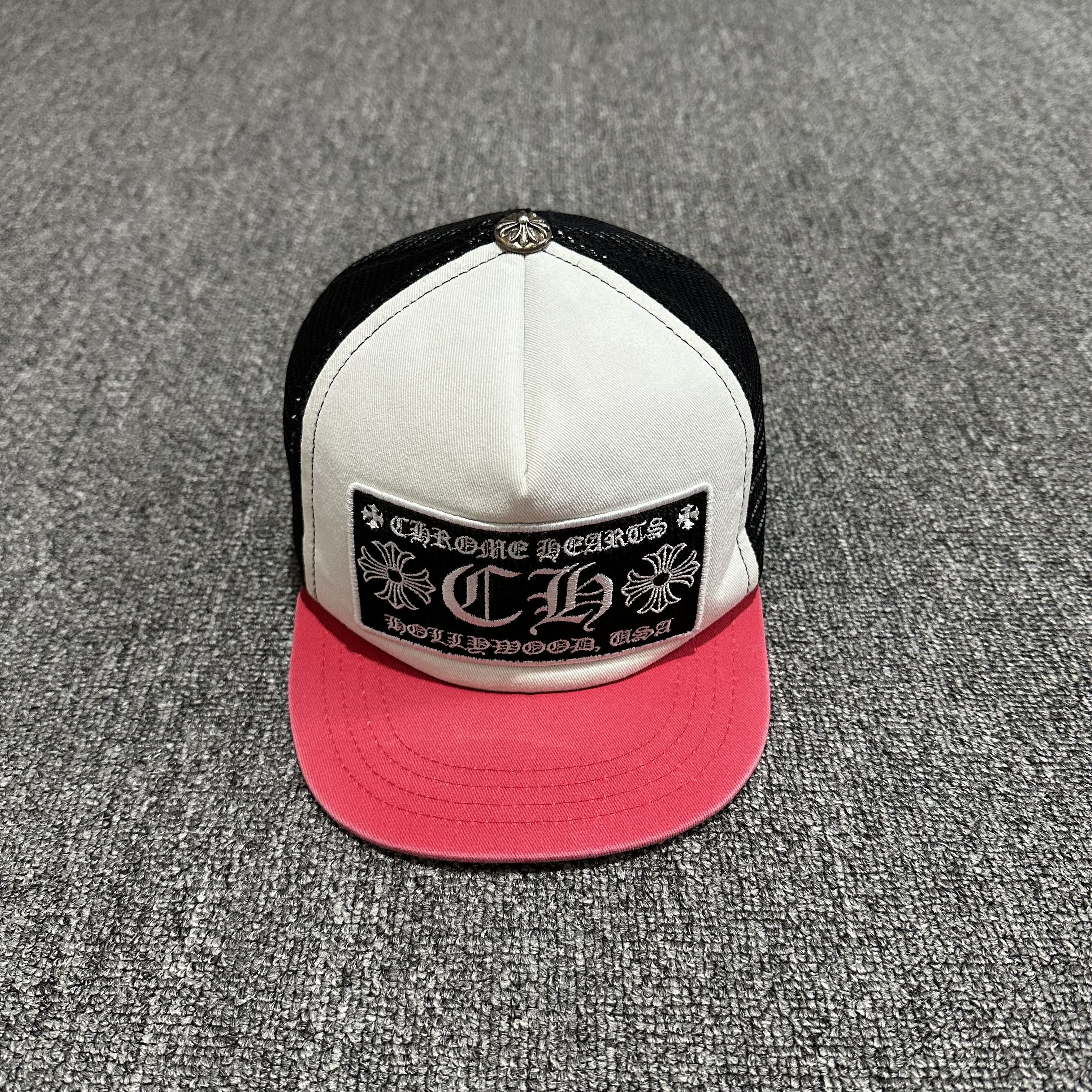 Pre-owned Chrome Hearts Short Visor Trucker Hats In Multi