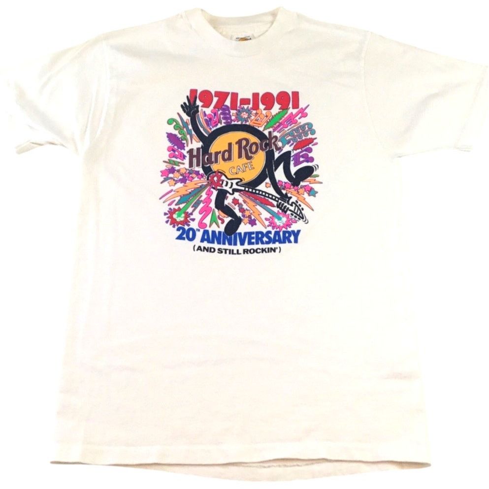Hard Rock Cafe Hard Rock Cafe 20th Anniversary TShirt Vintage Classic Large Size US L / EU 52-54 / 3 - 1 Thumbnail