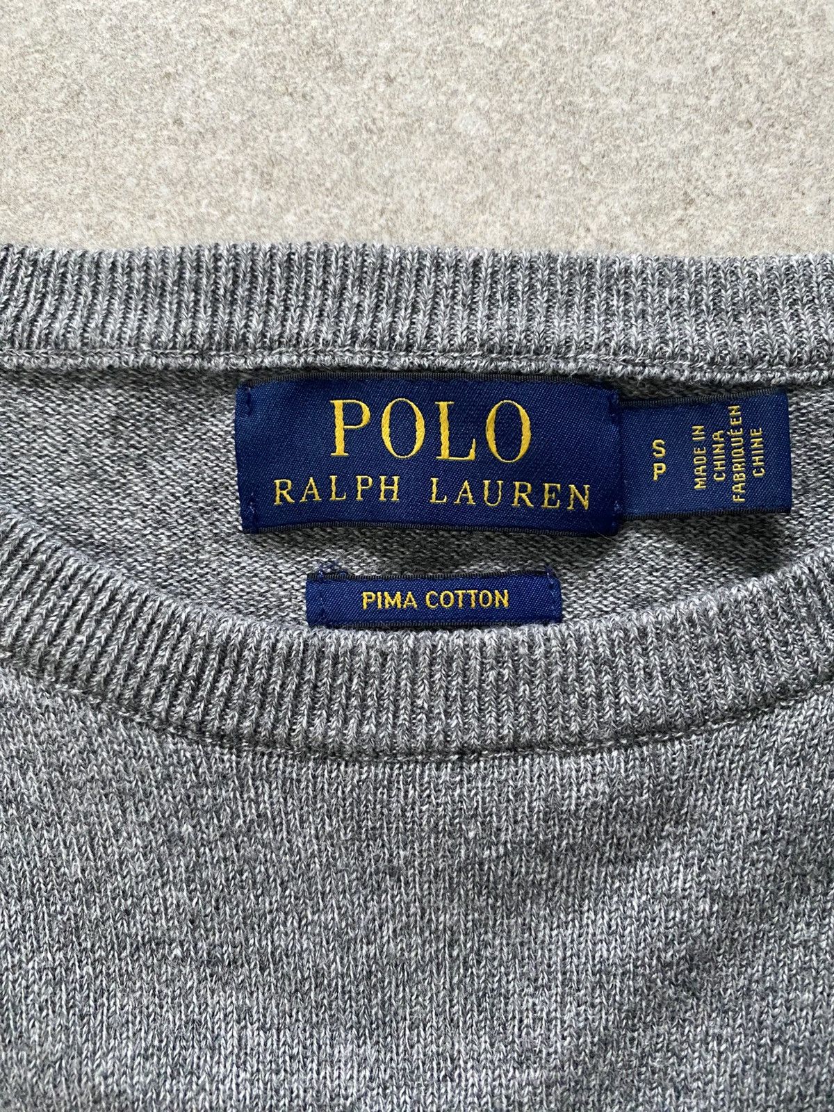 Polo Ralph Lauren Polo Ralph Lauren Pima cotton sweater Size US S / EU 44-46 / 1 - 3 Thumbnail