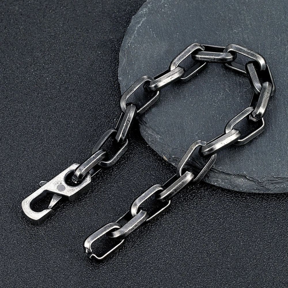 Other Chain Link Bracelet Stainless Steel Punk Gift For Him Size ONE SIZE - 1 Thumbnail