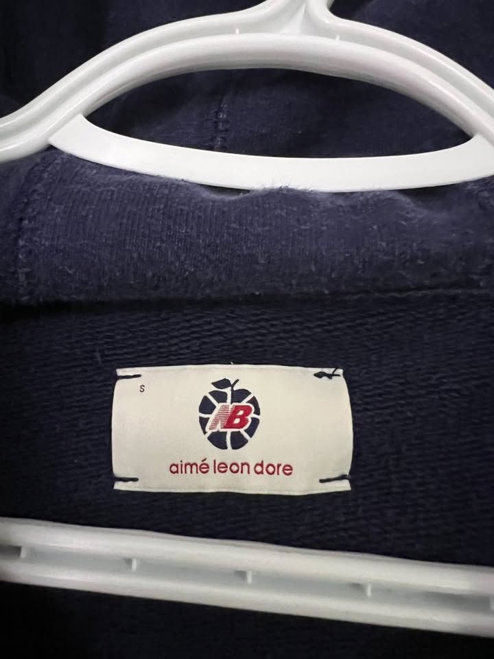 Aime Leon Dore × New Balance Aime Leon Dore x New Balance Logo Hoodie Navy Size US S / EU 44-46 / 1 - 4 Thumbnail