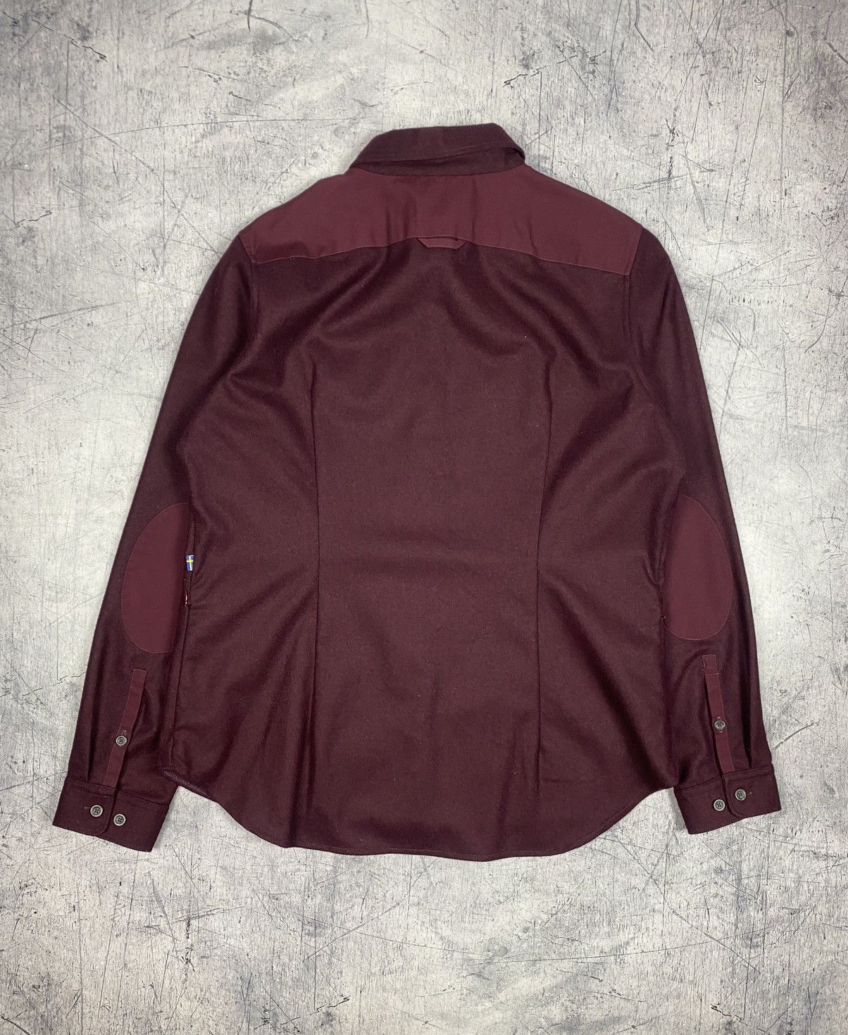 Fjallraven Fjällräven Övik Re-Wool Shirt Women’s Burgundy Wool Outdoor Size XL / US 12-14 / IT 48-50 - 14 Thumbnail