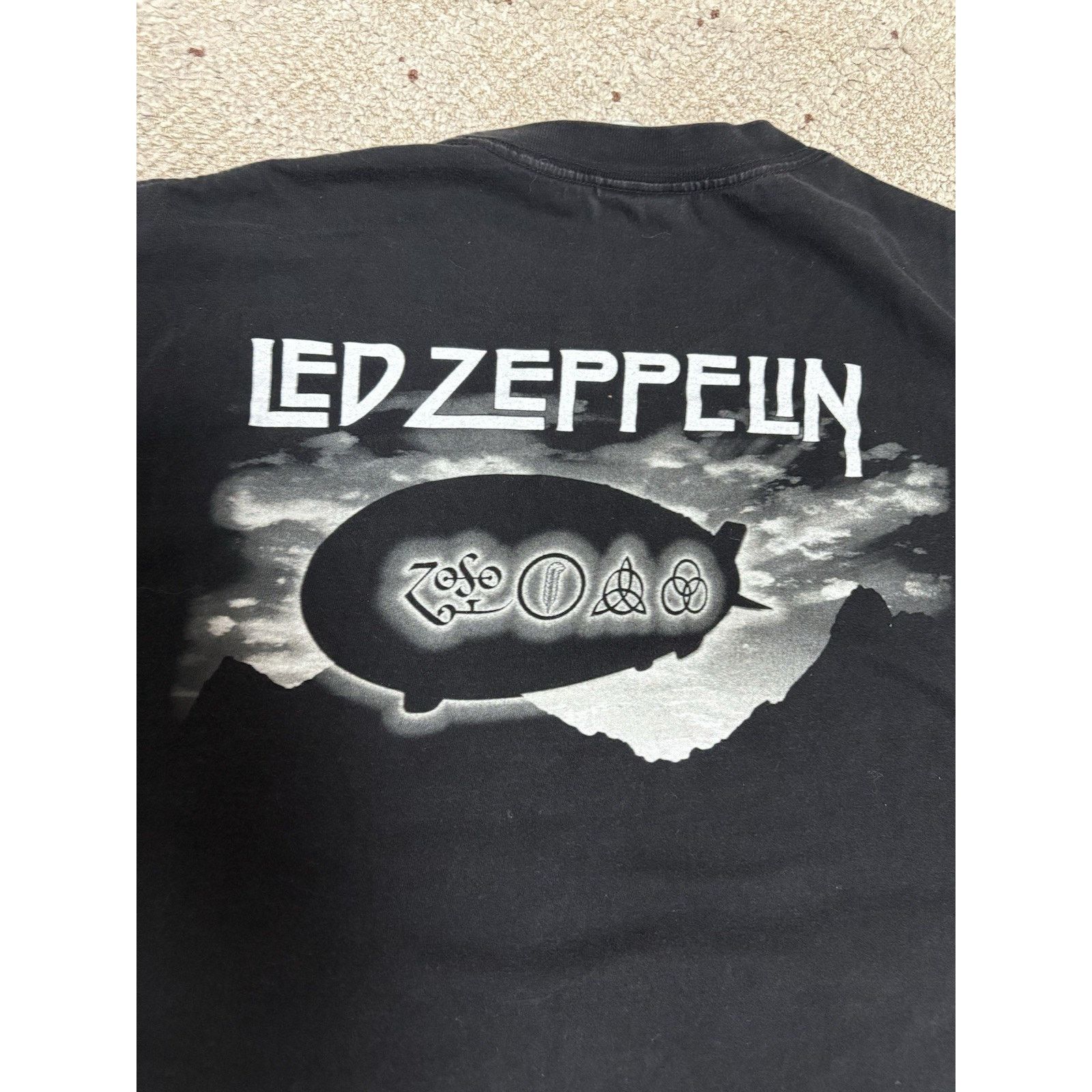 Other Vintage Led Zeppelin Zoso Tour Winterland Double Sided XL Size US XL / EU 56 / 4 - 4 Thumbnail