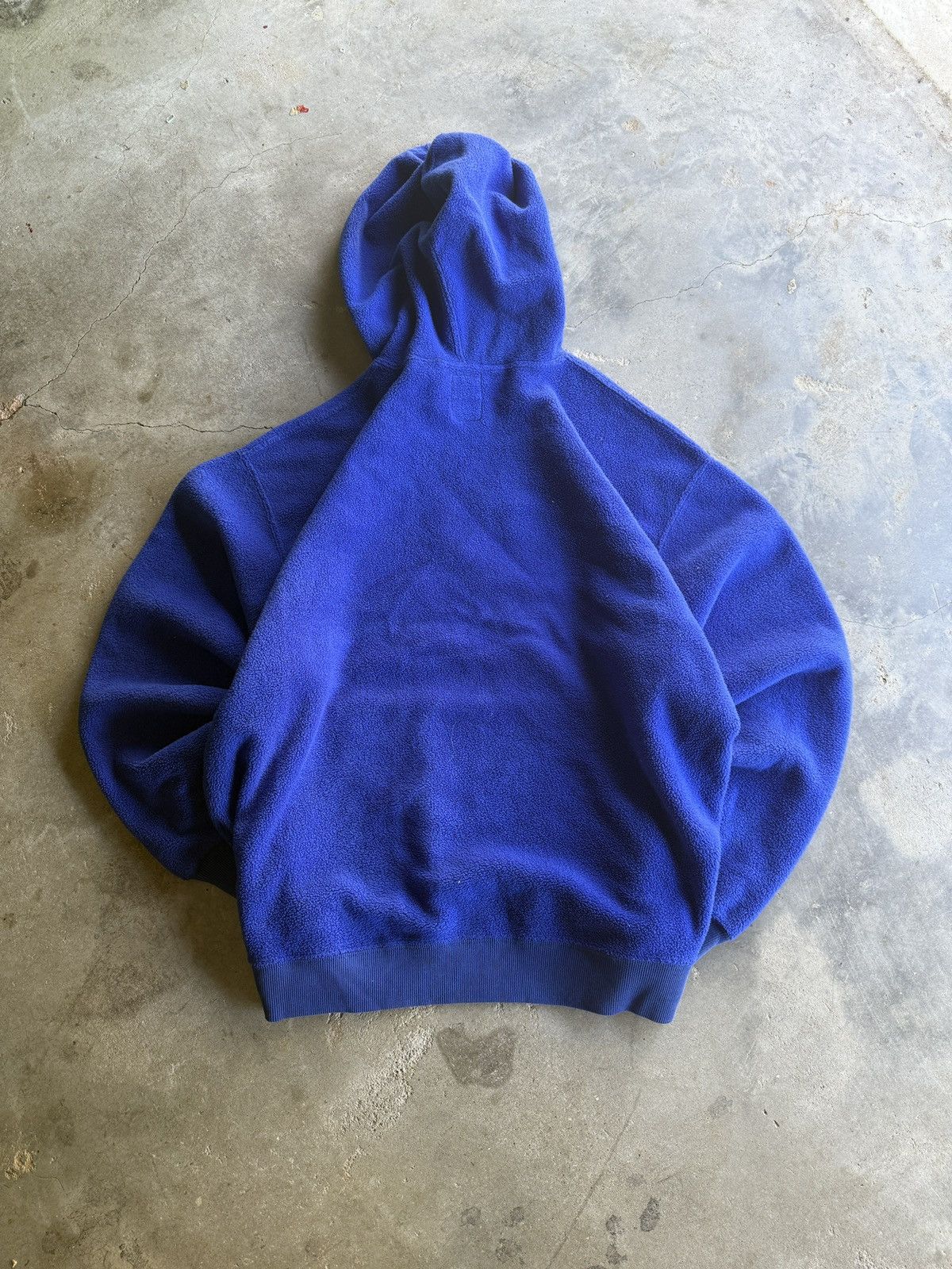 Gap Vintage y2k early 90’s Blue GAP fleece hoodie Size US M / EU 48-50 / 2 - 2 Thumbnail