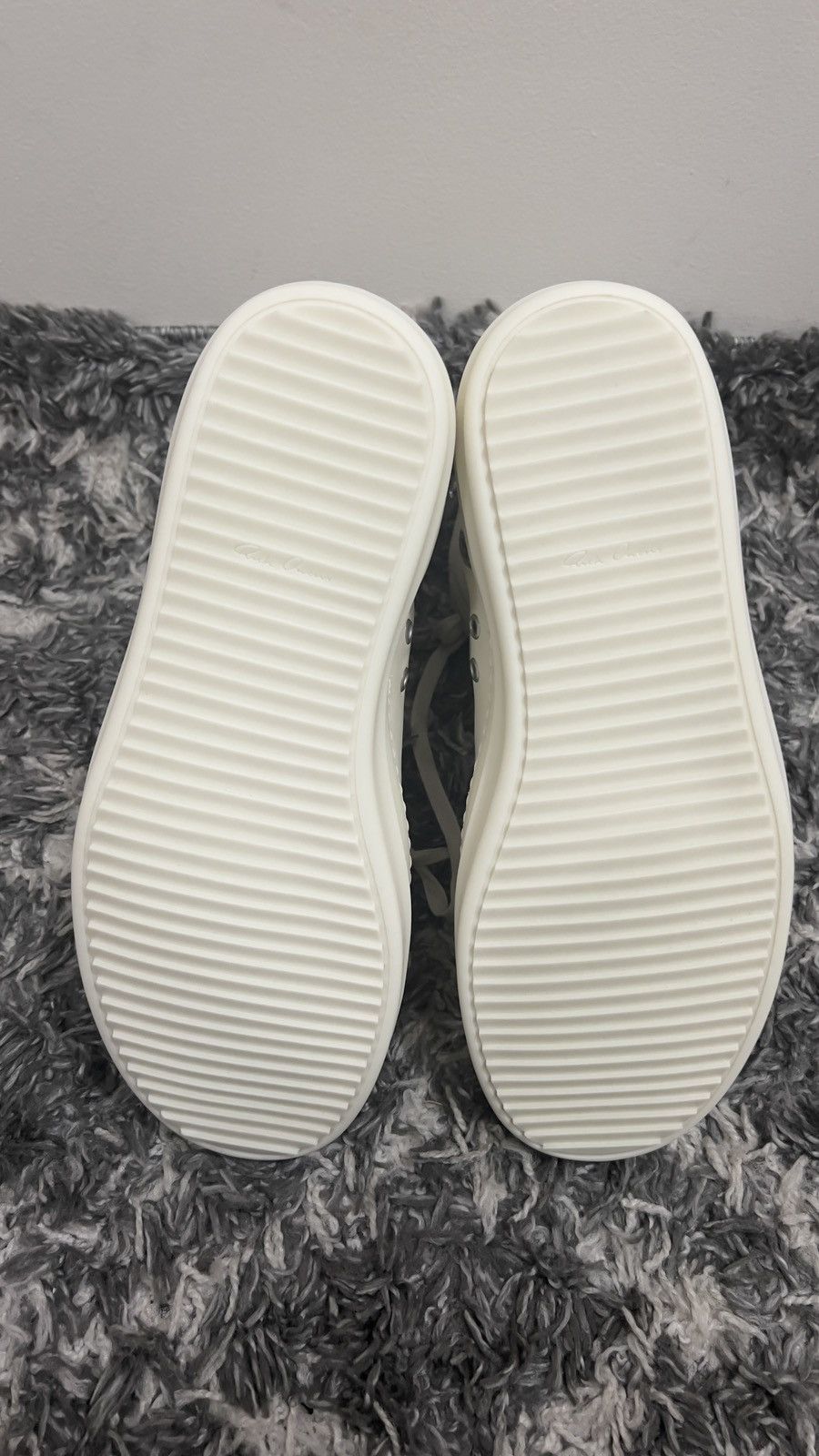 Rick Owens Rick Owen’s Ramones Highs - Milk Size US 12 / EU 45 - 5 Thumbnail