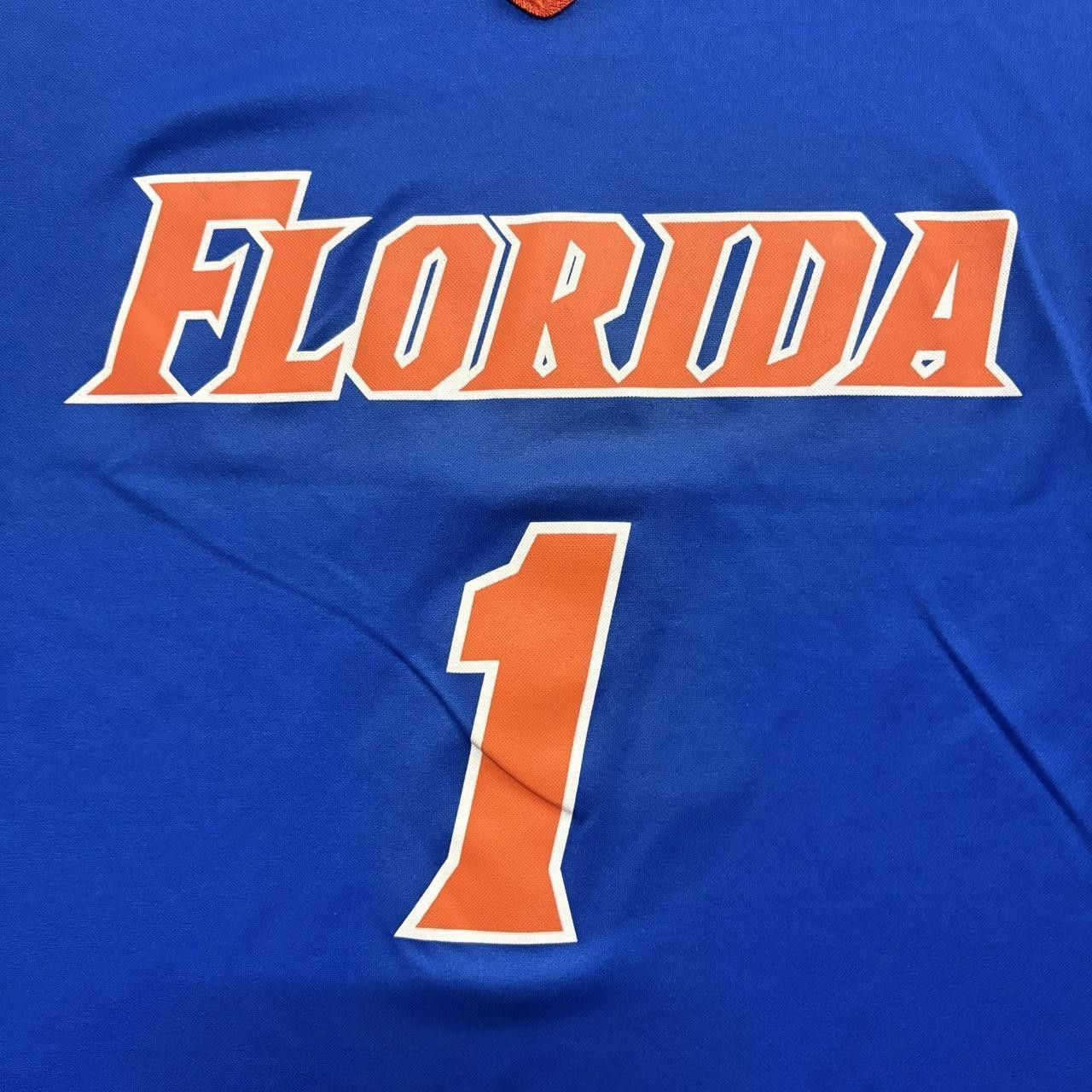 Vintage Crazy Vintage Y2K/2000s Florida Gators Number 1 Basketball Jersey! Size US XL / EU 56 / 4 - 2 Thumbnail