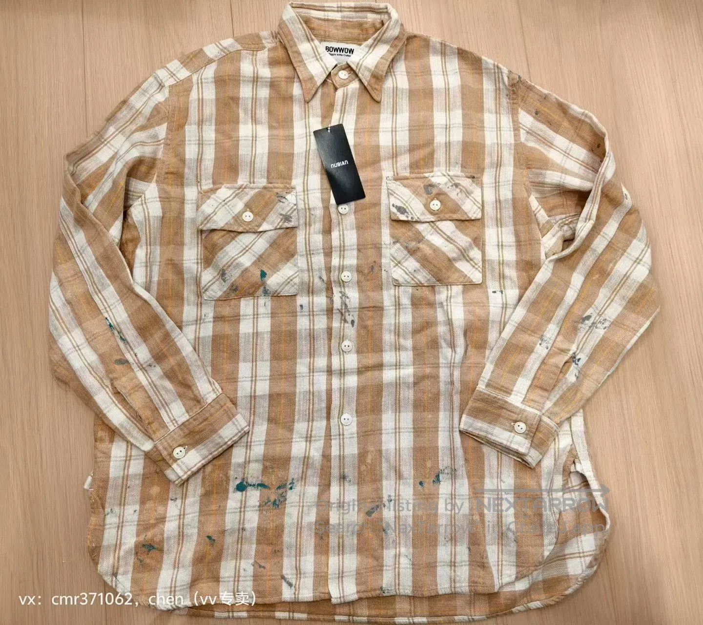 Bow3ry BOW WOW PAINTED PAINTER FLANNEL SHIRT. Size US M / EU 48-50 / 2 - 1 Thumbnail