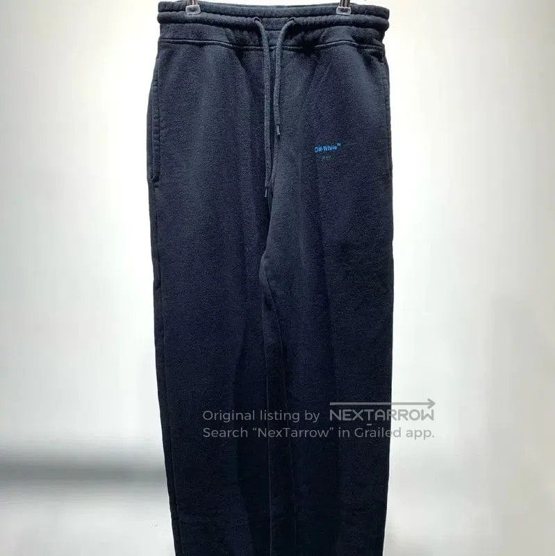 Off-White Off-White Black Cotton Casual Pants . Size US 27 - 1 Thumbnail